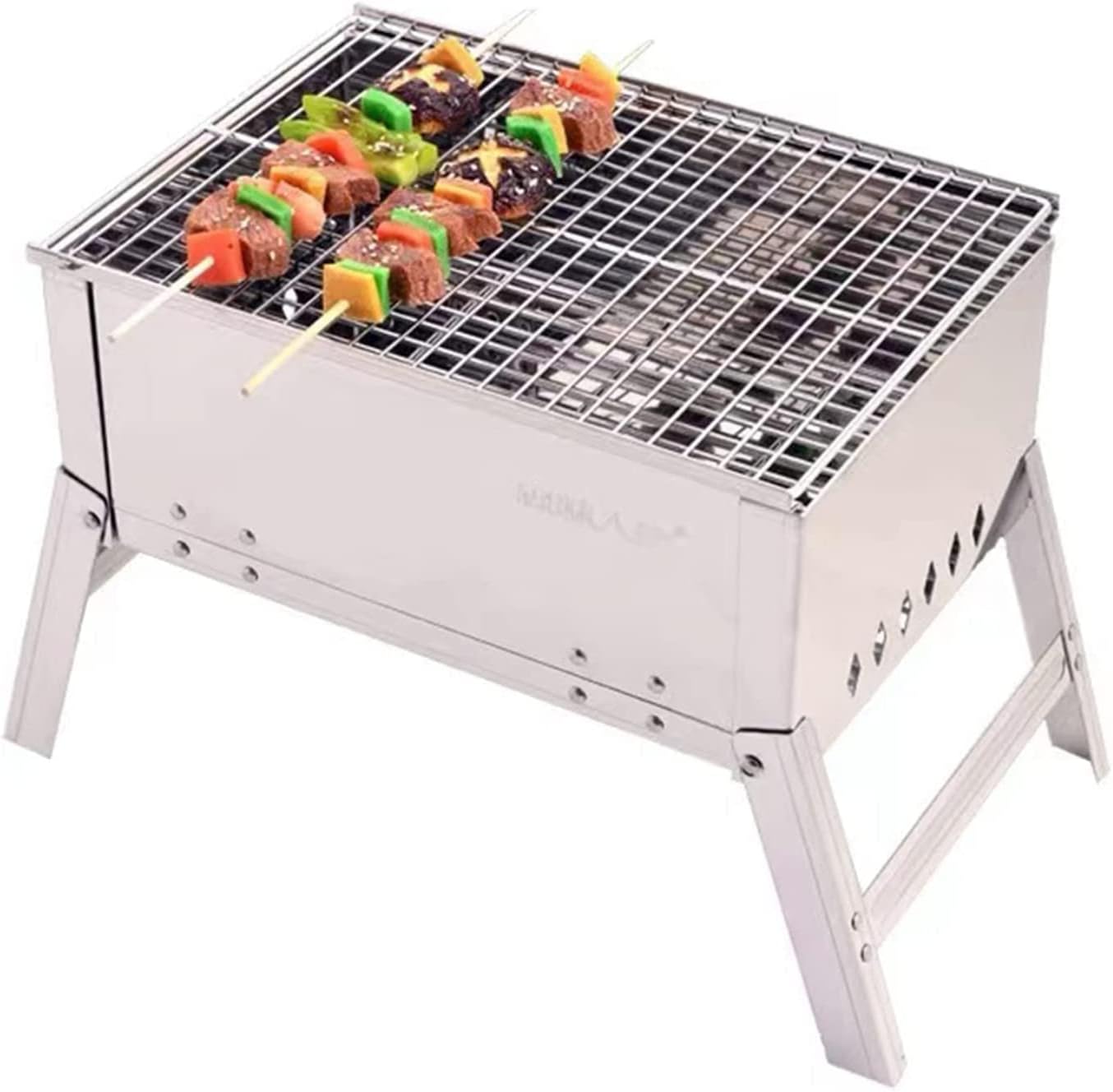 DNYSYSJ Portable Charcoal Grill Kits, Camping Charcoal