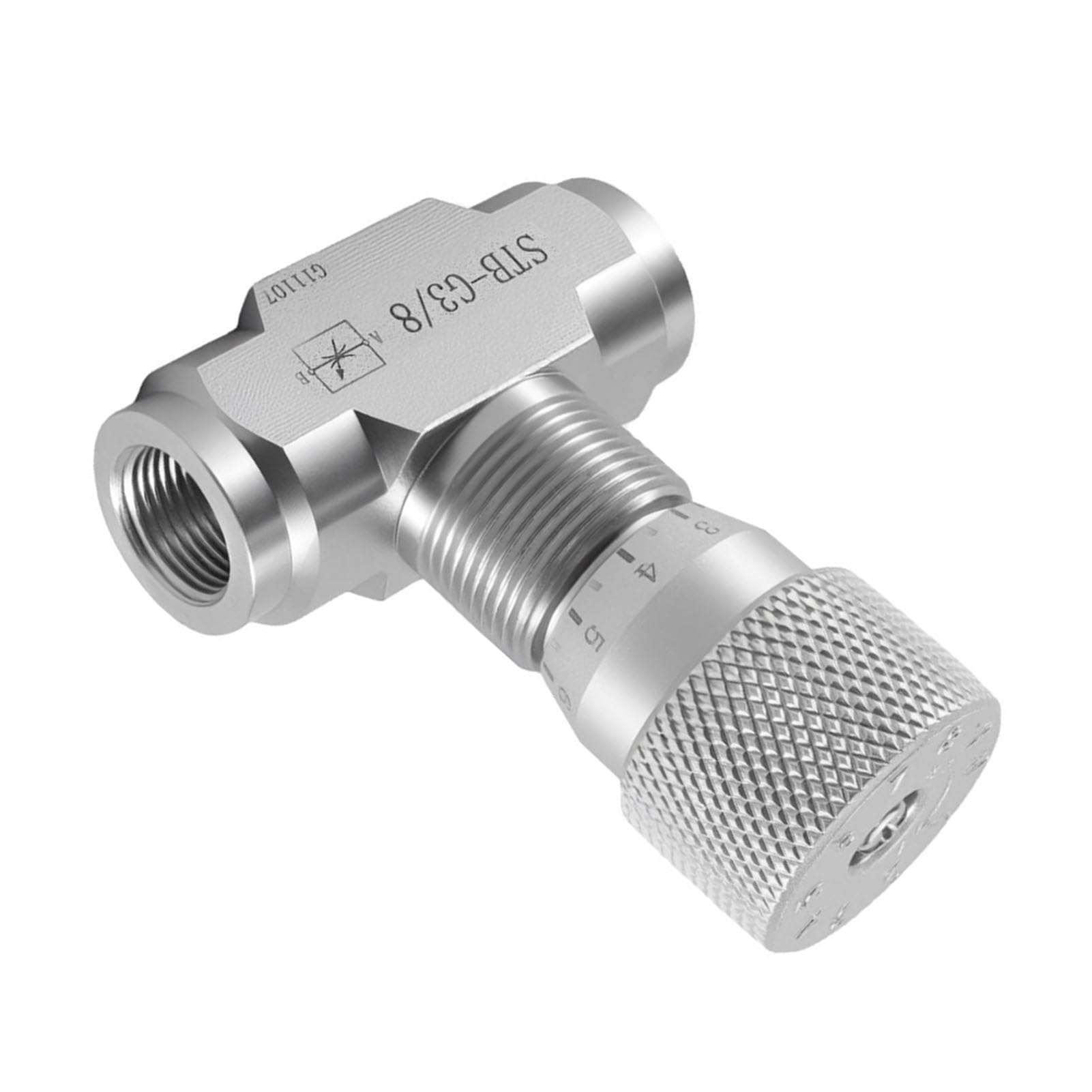 Válvula de Control de Flujo G3/8, Restrictor Hidráulico