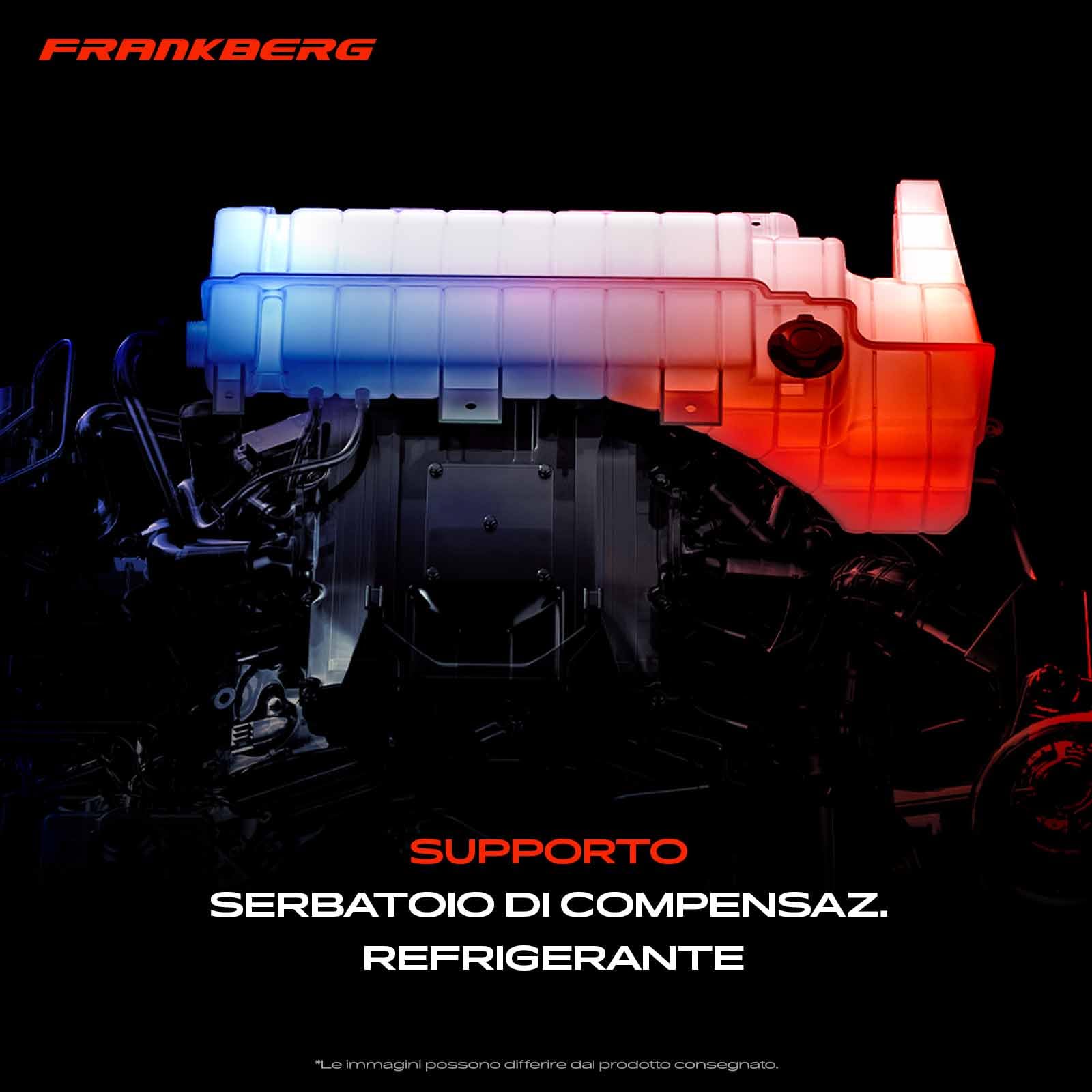 Frankberg Supporto serbatoio di compensazione liquido refrigerante Benzina Compatibile con Serie 3 Compact E46 1.8L Serie 3 E46 2.0L Serie 3 Cabriolet E46 2.2L Serie 3 E46 1.8L 17111436250