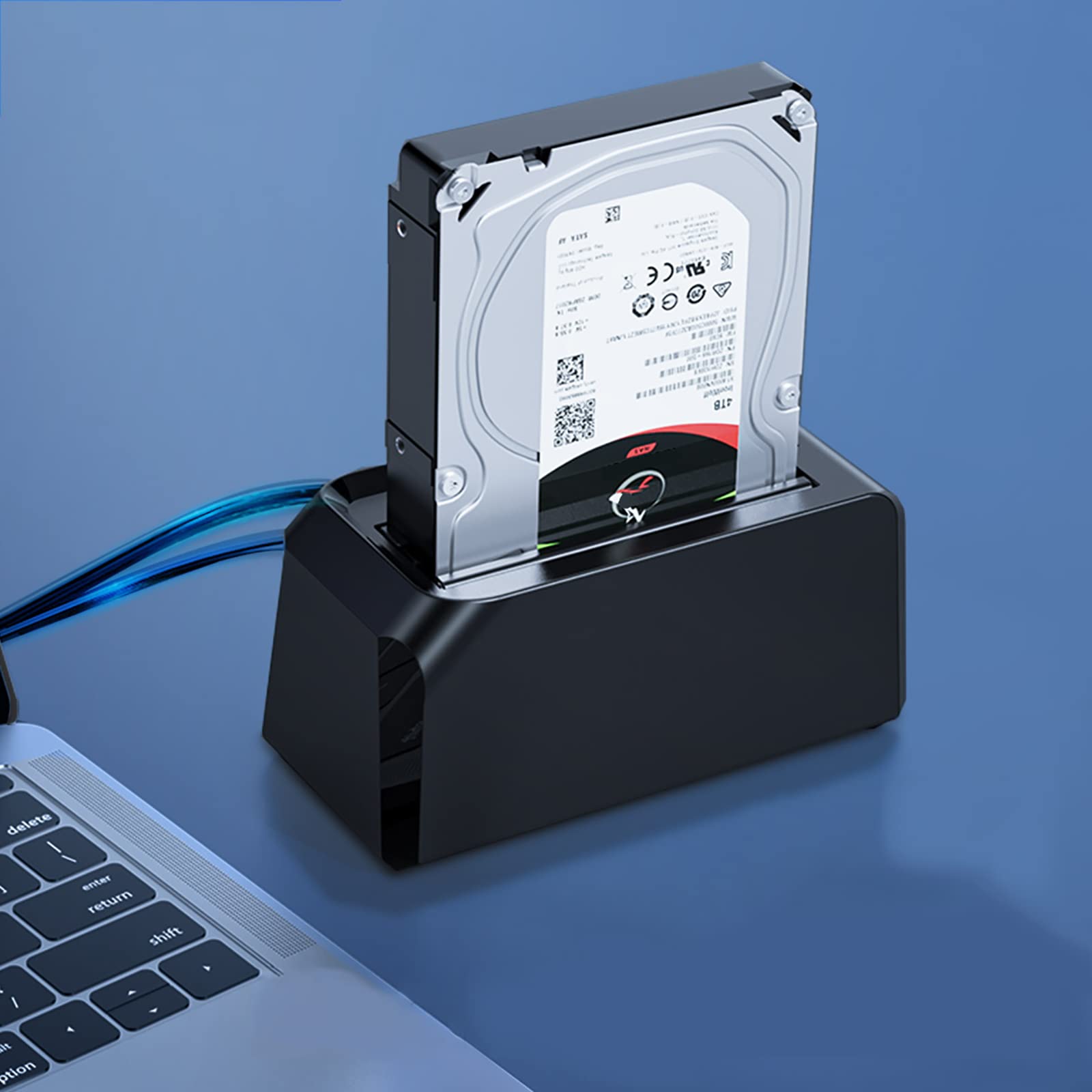 Obudowa Dysku Twardego, Stacja Dokująca USB 3.0 Do SATA HDD Czytnik Do Stacji Dokującej Dysku Twardego 2,5/3,5 Cala HDD SSD, Izolacja Napięcia I Funkcje Ochrony Prądowej