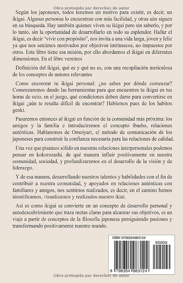 Miniatura 2 de Ikigai, El arte japonés de vivir con propósito Como alcanzar tu mejor versión con la sabiduría japonesa (Vivir Zen) (Spanish Edition)