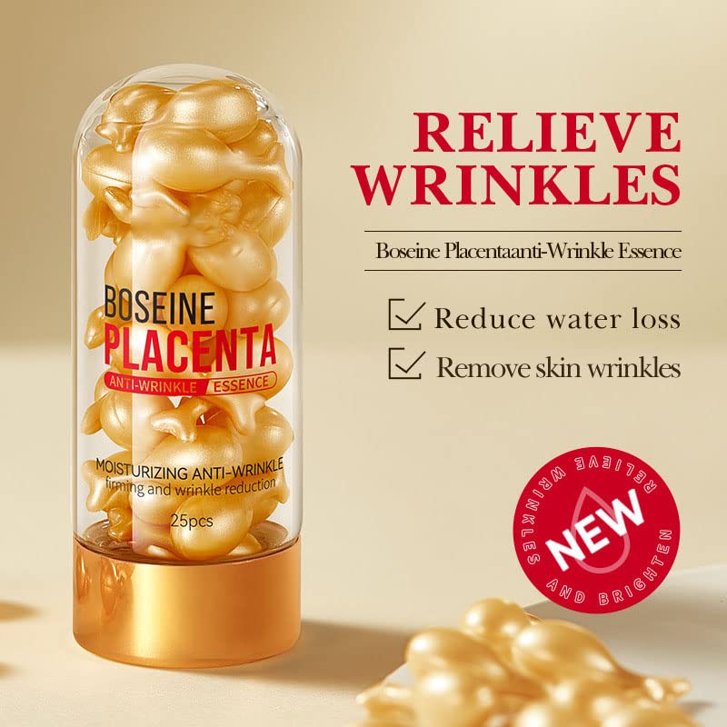 3 Pack Anti Wrinkle Repair Essence Capsule, Boseine Sheep Essence