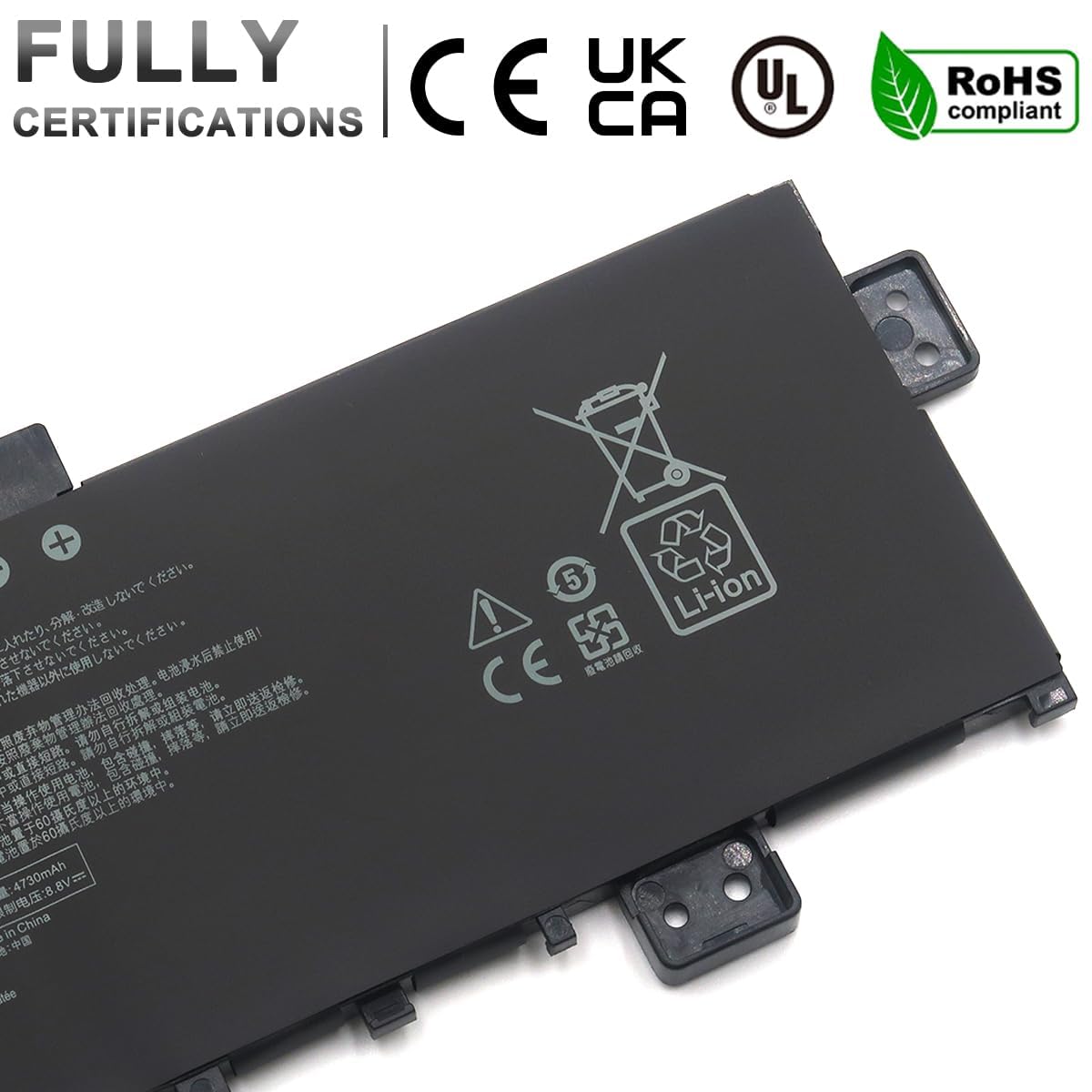 B21N1818 Laptop Batterie pour ASUS VivoBook 17 X712 X712 X712D X712DA X712F X712FA X712FB S712 S712D S712DA S712E M712 M712D M712DA K712 K712E K712EA A712 A712E A712EA D712 D712D D712DA F712
