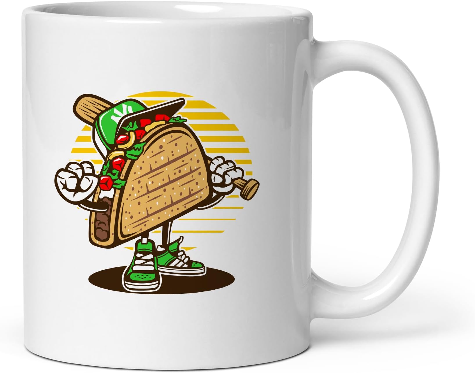 FMstyles Ma031 - Sandwich Lover, Yumm Food White Mug 10x10x10Cm White