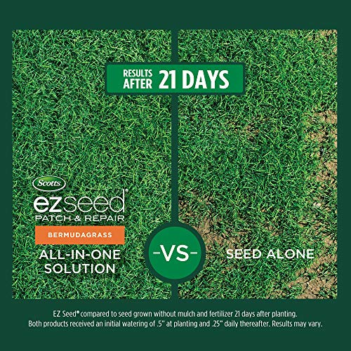 Image of Scotts EZ Seed Bermudagrass - 3.75 lb., Combination Mulch, Seed and Fertilizer, for Tough Conditions Like Scorching Heat and Dry Areas, Grows on Slopes and in High Traffic Areas (Pack of 4)