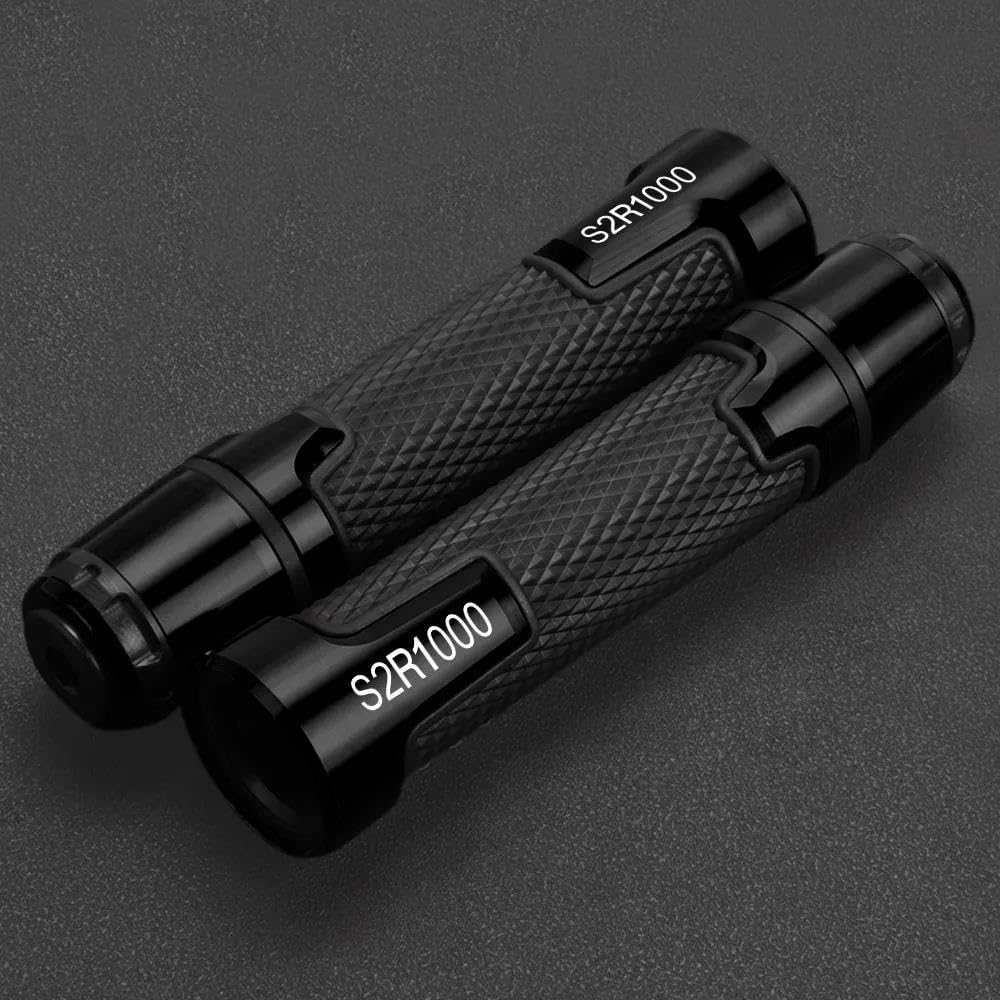 Empuñaduras de barra de 7/8" antideslizantes para manillar Ducati S2R 1000