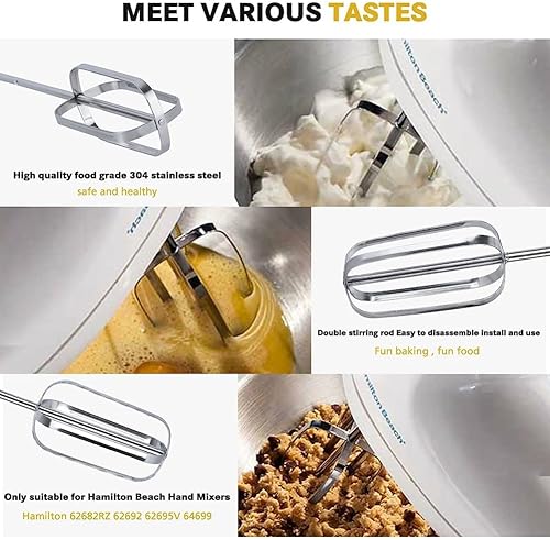 Miniatura 3 de Geynutaly Batidores de mano para -Lton 62682RZ 62692 62695V 64699, accesorios de repuesto para mezclador de mano accesorio eléctrico