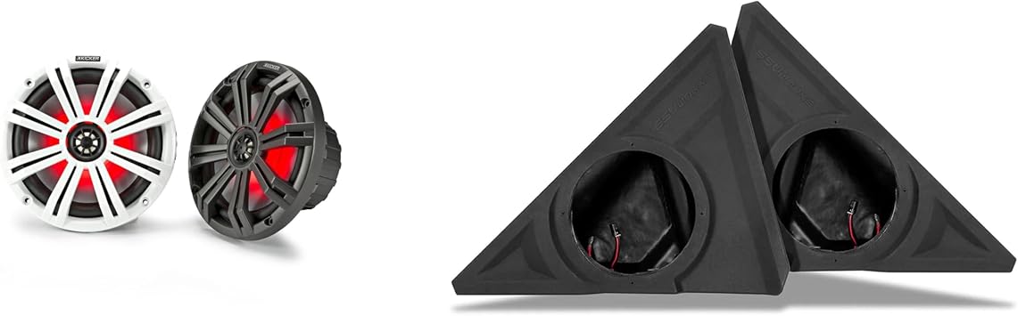 Kicker KM8 Coaxial Speakers - Thumbnail 2