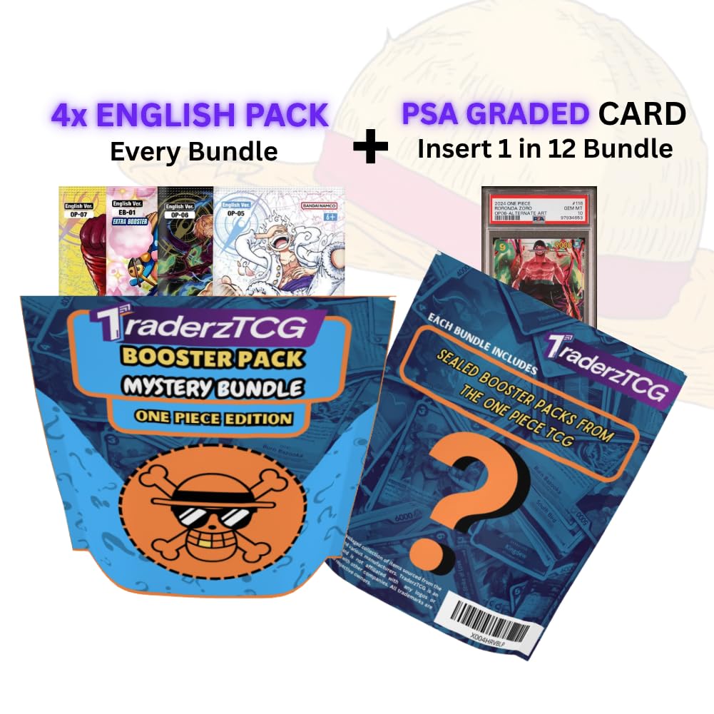 Lot de 5 boosters JCC en anglais - Parfait pour les fans de jeux de cartes One Piece, les collectionneurs d'anime et les amateurs de JCC