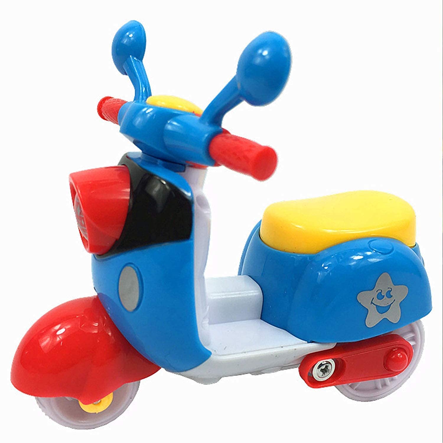 BIG FOLK Kids Ride On Scooter Toy | Battery Free Push Ride On Bike for Boys & Girls | Colorful Indoor Outdoor Riding Toy Pack of 2-image-18