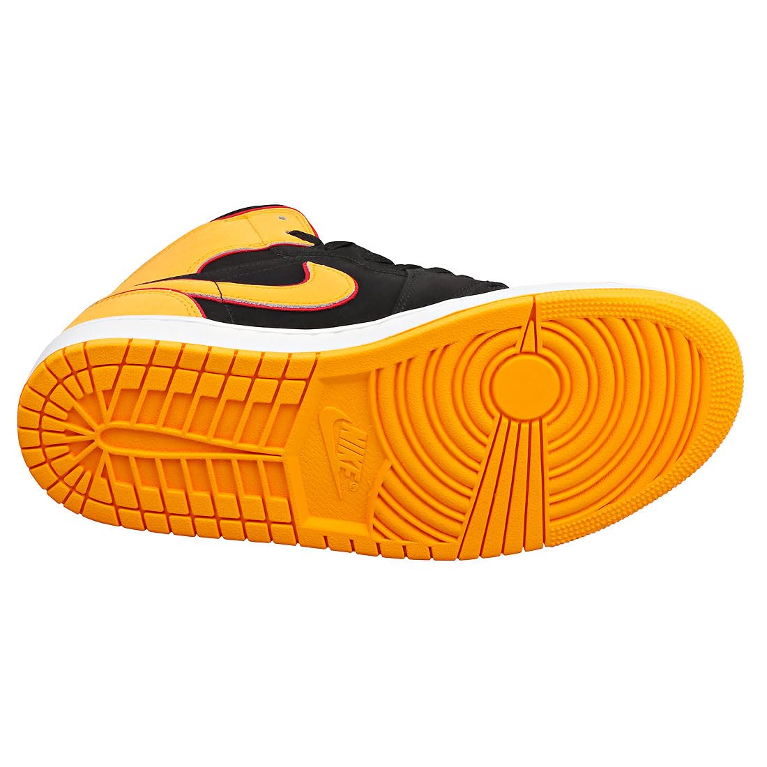 Nike Boombox Playa chłopięca koszulka z krótkim rękawem, Czarny Vivid Orange, 42.5 EU