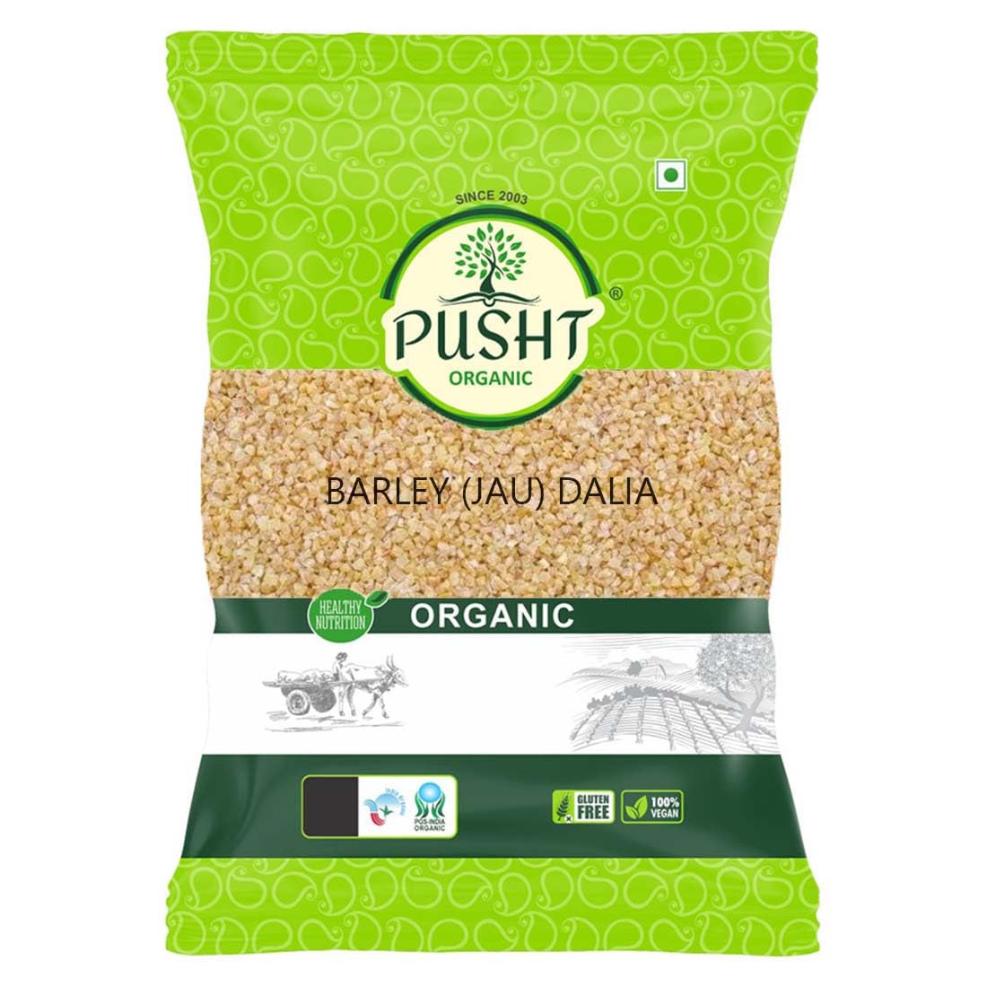 Barley (Jau) Dalia, Light Breakfast Cereal (500G X 2)
