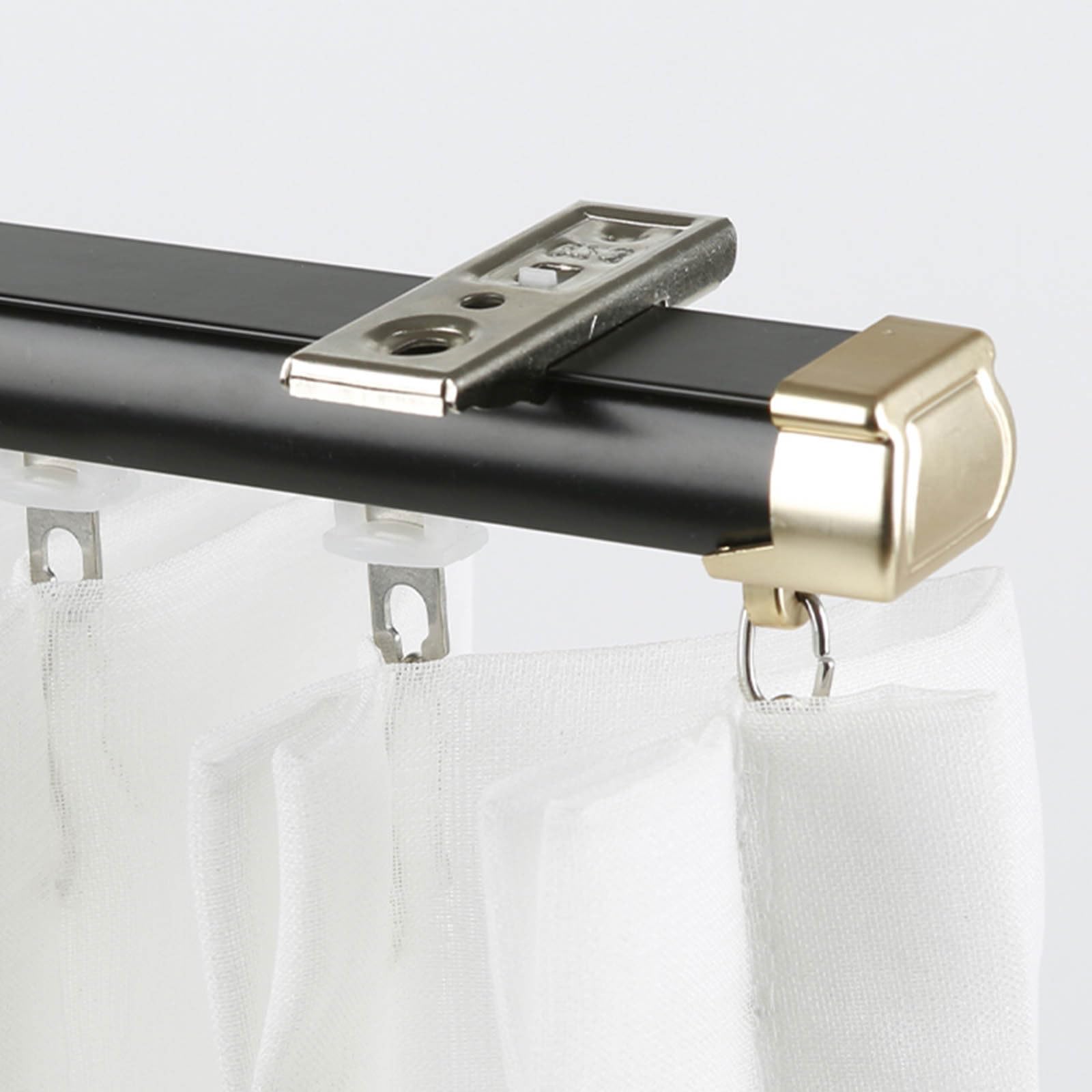 Aluminum Ceiling Rail System - 3.270m Sliding Drapery Rod for Wall & Ceiling Mount - Ideal for Modern Home Décor & Versatile Installation