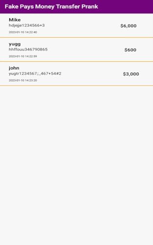 Millionaire Fake Bank Account