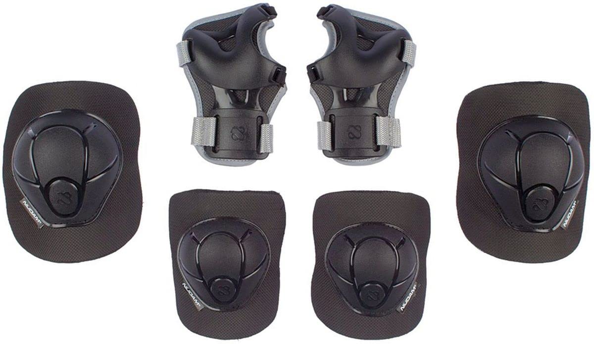 Nijdam Neo Nero Skate Protector Set Black/Grey S