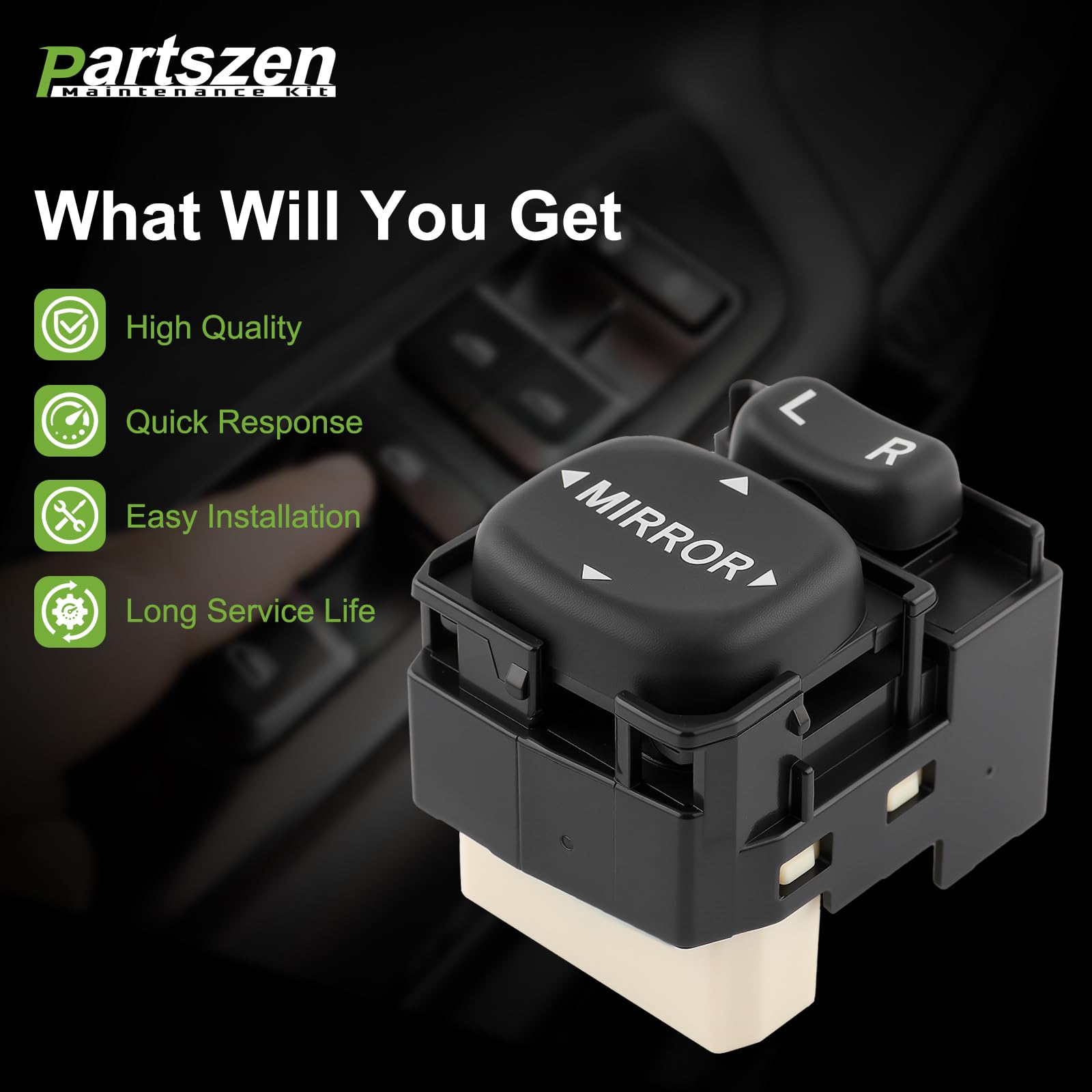 Amazon.com: partszen Power Mirror Switch 84870-34010 84872-52030