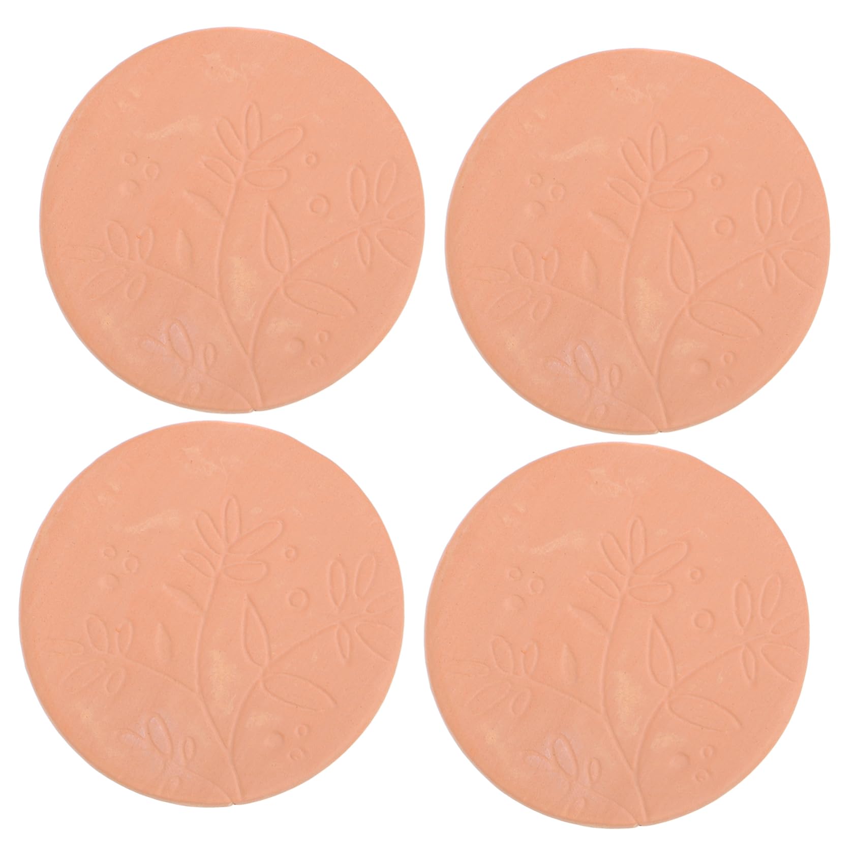 OFFSCH 4pcs Brown Sugar Keeper Terracotta Brown Sugar Disc Carved Reusable Brown Sugar Softener For Food Storage Containers For Food Storage Containers Food Safe