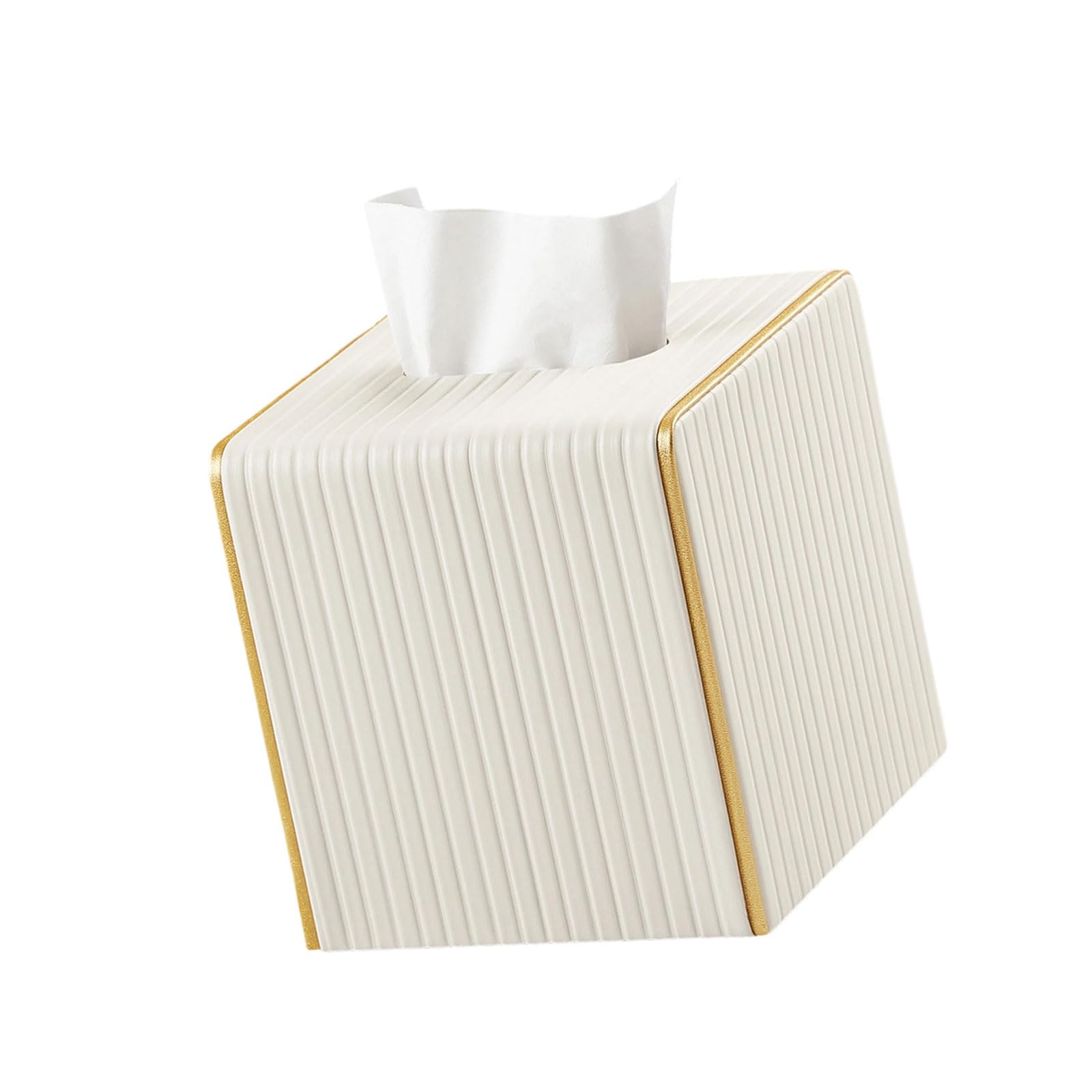 Napkin Dispenser Craft of Soft Synthetic Leather for Kitchen Dining Table Stylish Leather Tissue Case