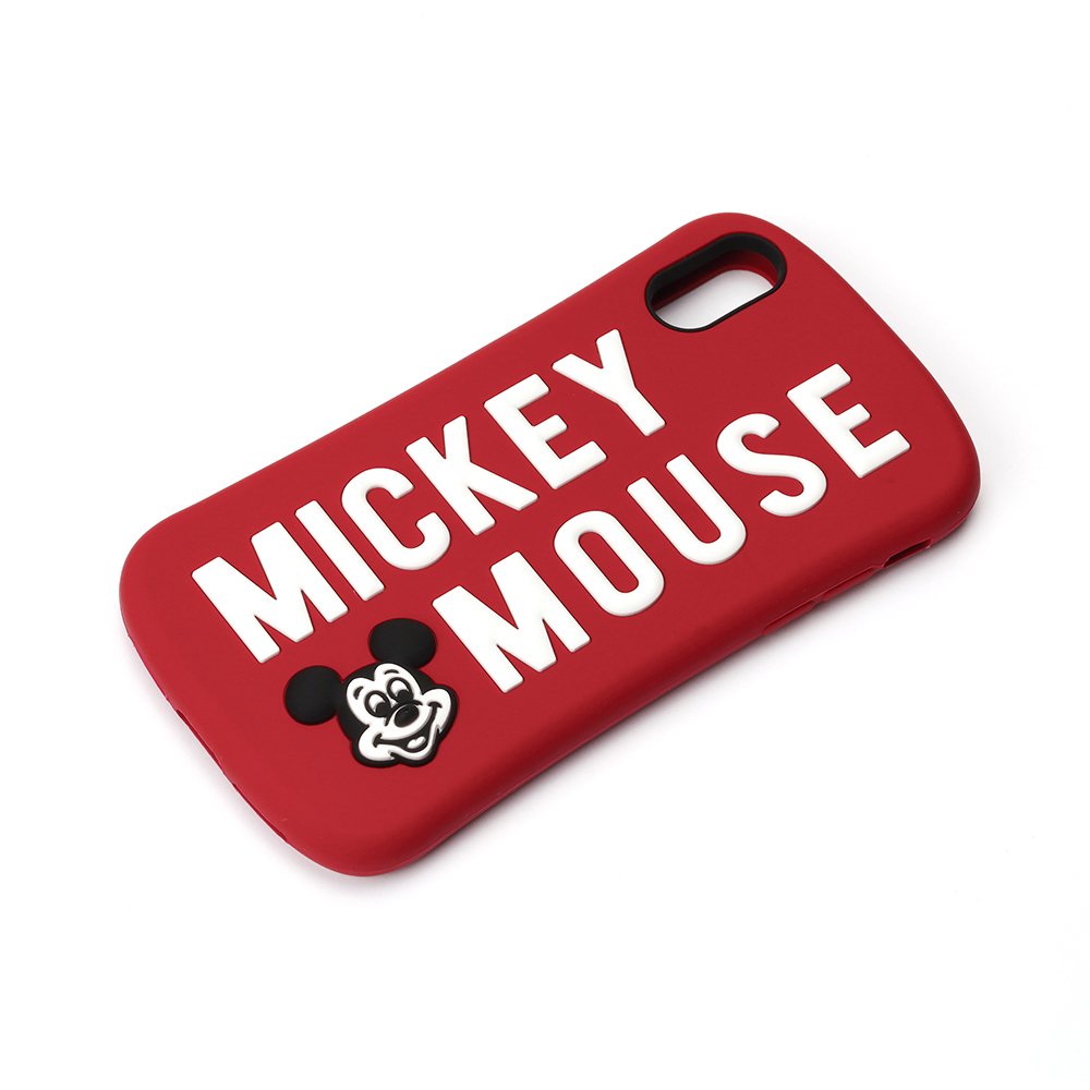 ピージーエー-DCS377MKY(ミッキーマウス/レッド) iPhoneX用 シリコンケース Disney