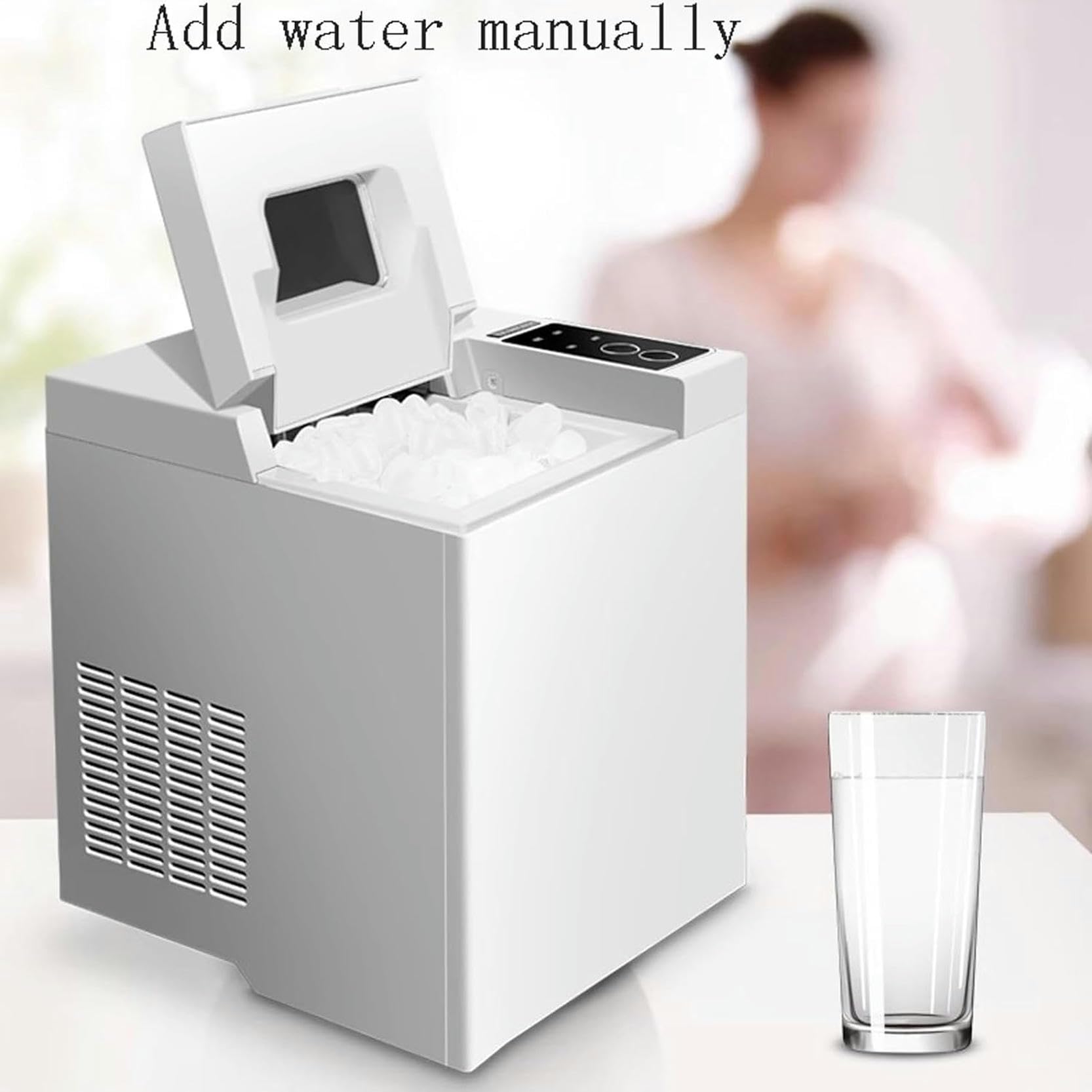 Macchina Per Preparare Il Ghiaccio Sulla Macchina Per Il Ghiaccio Elettrico Controsoffitto, Macchina Per Ghiaccio Commerciale, 33 Libbre/giorno