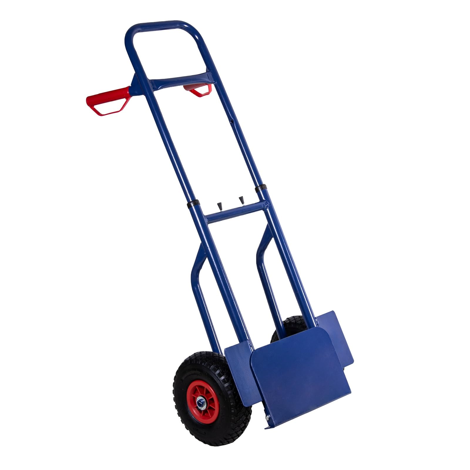 Carrello pieghevole in tubo di acciaio, portata 200 kg, con profilo in gomma, con impugnatura ergonomica
