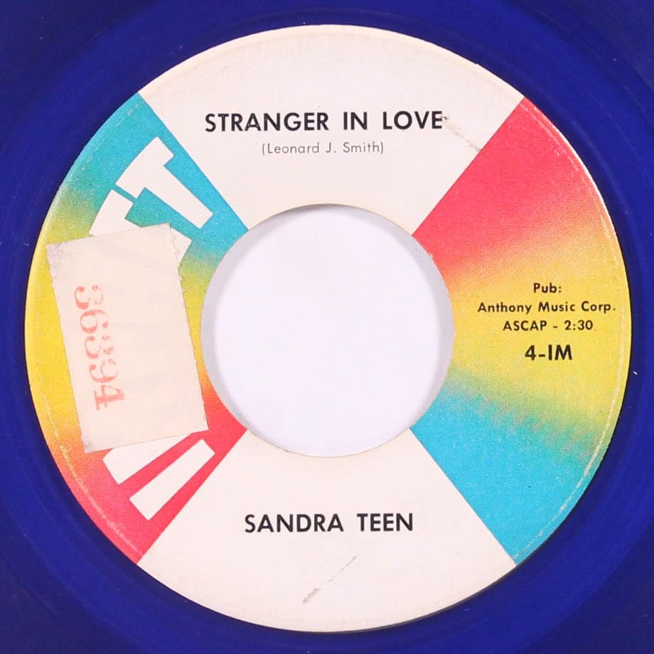 SANDRA TEEN angel baby IMPACT 45 blue wax image 2
