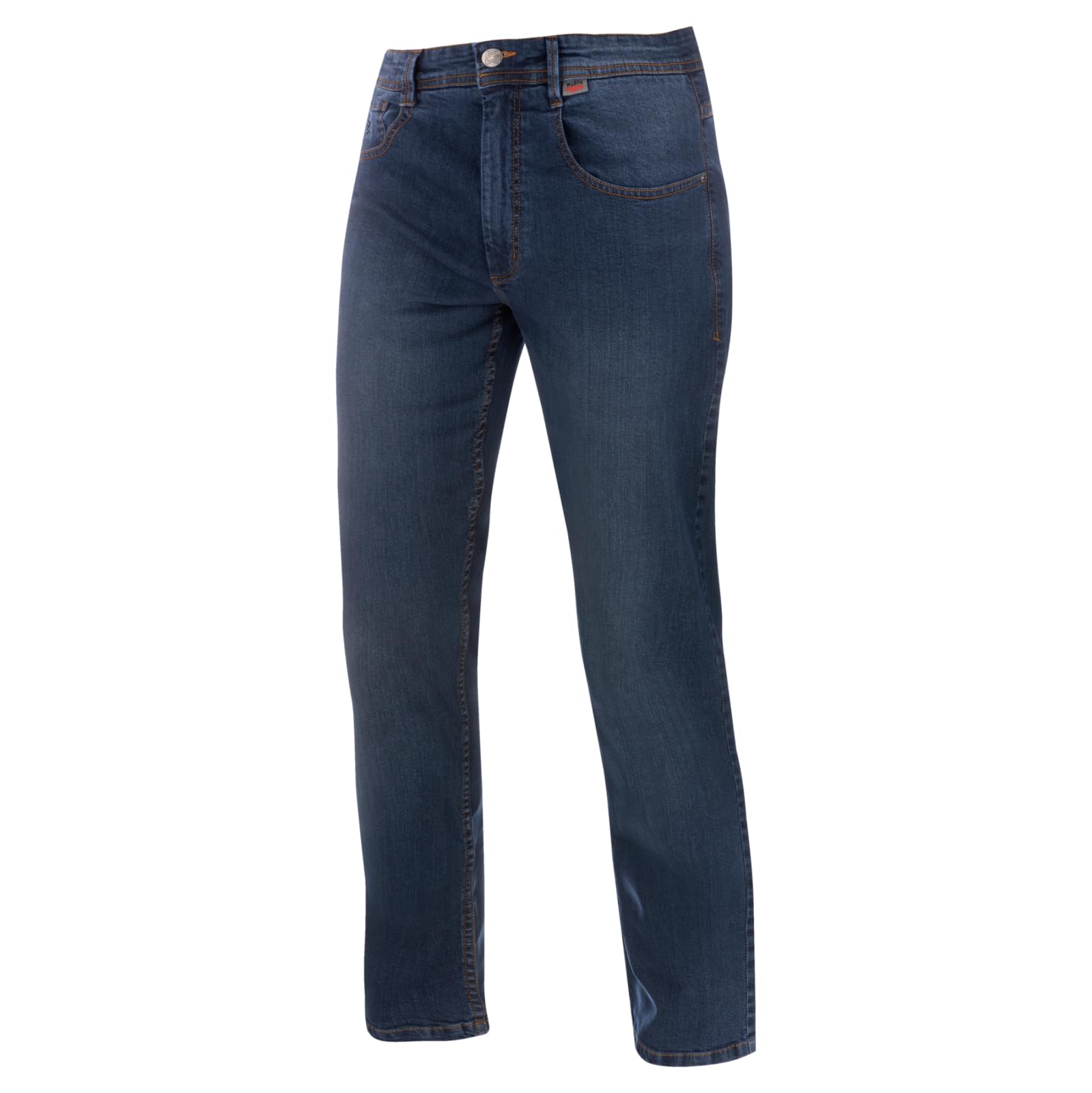 WÜRTH MODYF 5-Taschen-Jeans Stretch Denim - professionelle Arbeitshose für Herren - Arbeitsjeans mit Reißverschluss - in den Größen 42-66 in Blau