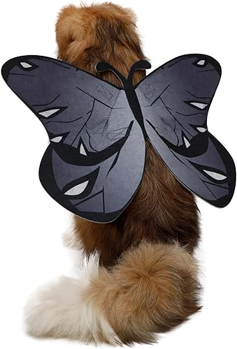 Miniatura 8 de Disfraz de mariposa para perro y gato, disfraz de alas de mariposa para perros pequeños, medianos y grandes, disfraz de perro para Halloween