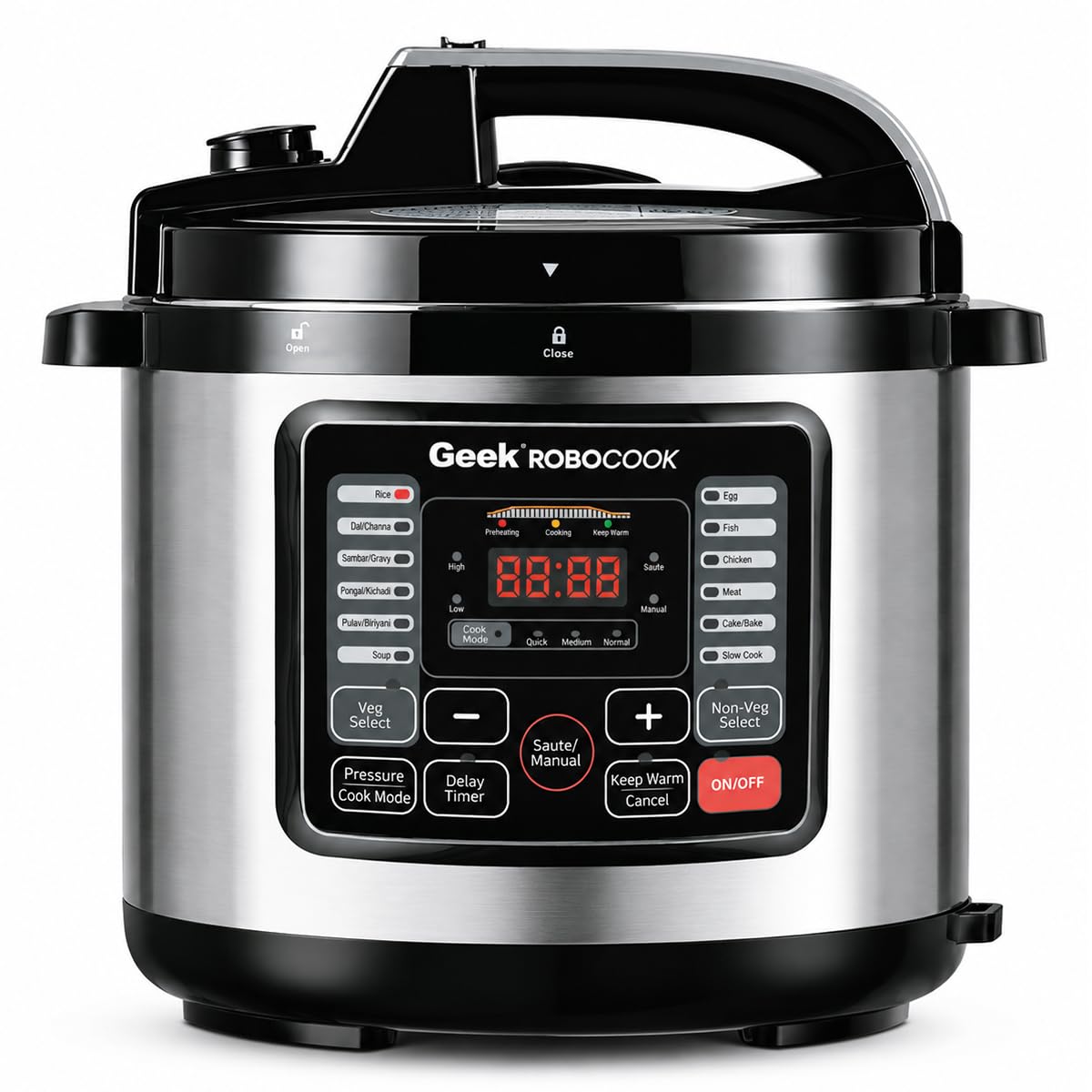 Geek Robocook Nuvo 11-in-1 8L Electric Pressure Cooker - Image 1