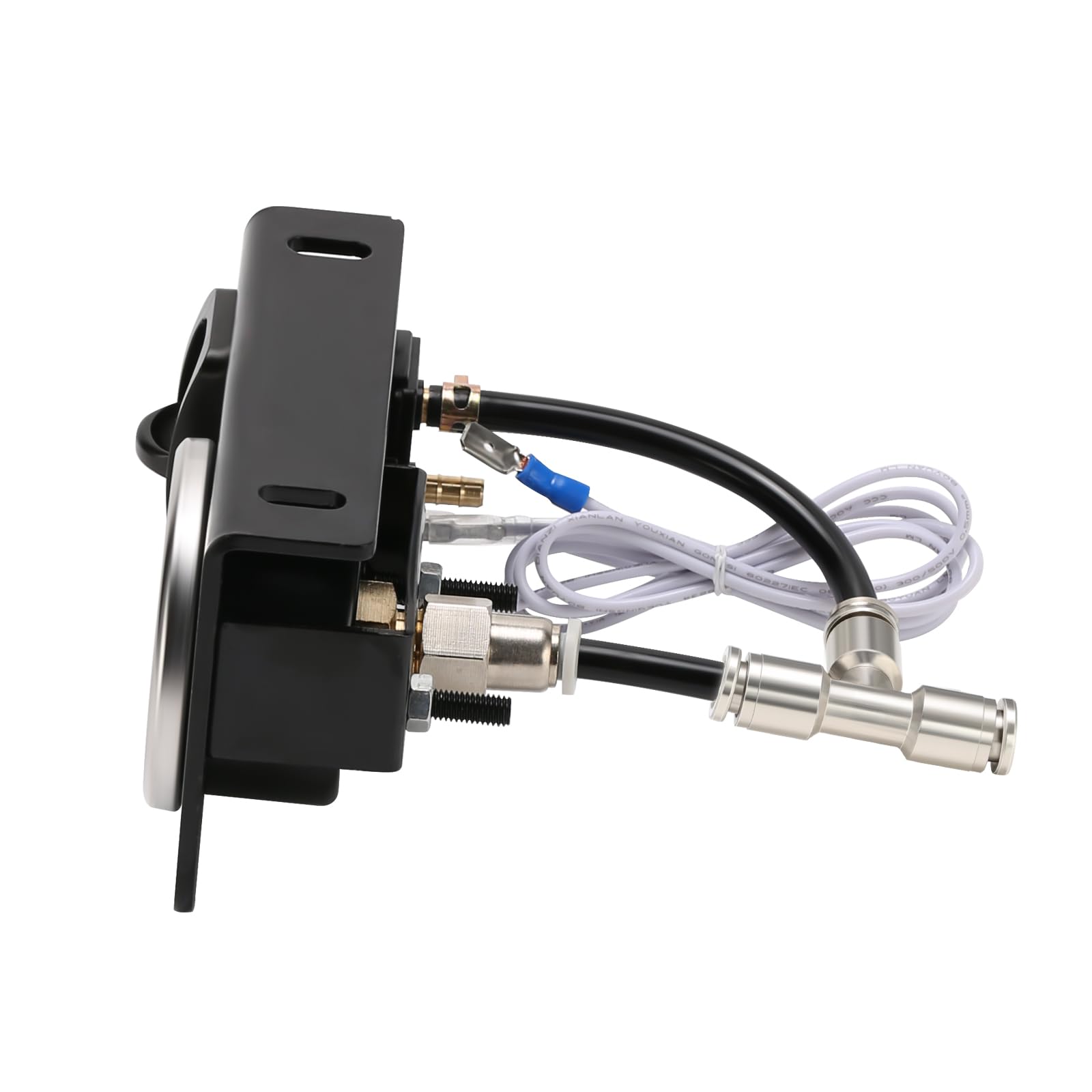 MEASUREMAN Kit de contrôle de jauge d'air simple en cabine avec interrupteur à palette pour kit de suspension pneumatique