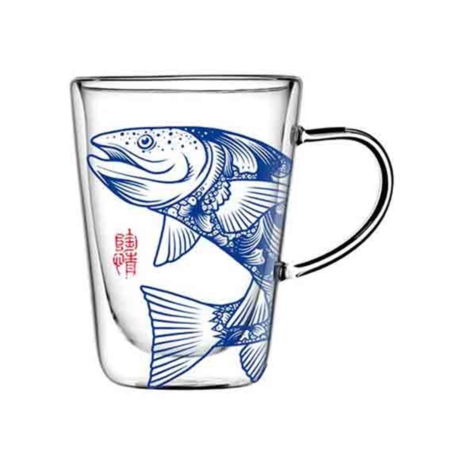 Verre Tasses à expresso transparentes avec poignée, 280 ml Restaurant