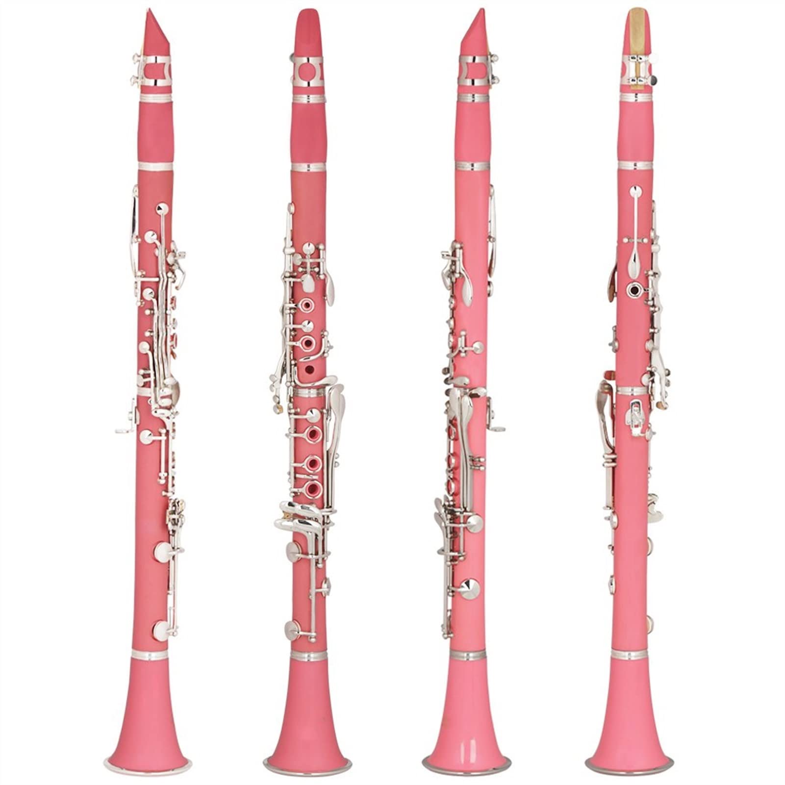 Professionelle Klarinette 17 Key Clarinet Bb Tone Tune Rosa Bakelit Klarinette Holzwind Instrument Zubehör Klarinette
