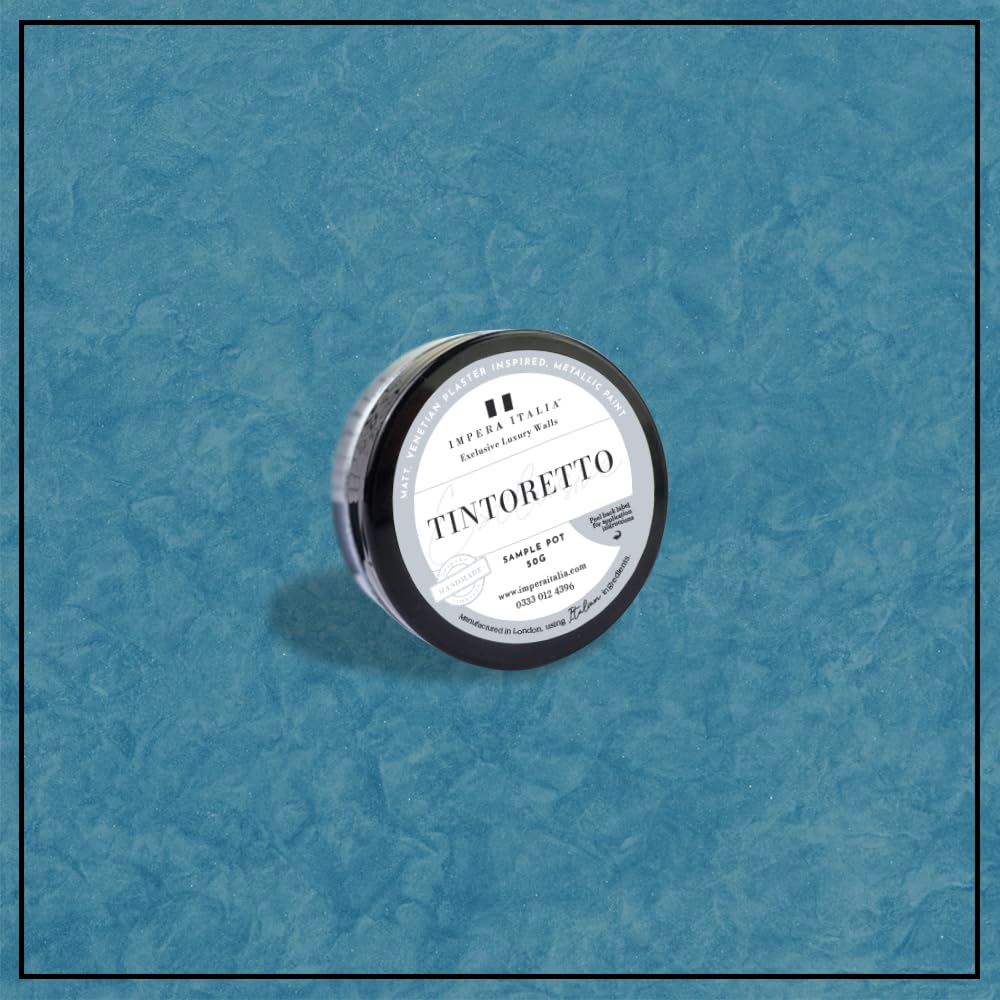 Impera Italia Adda Tintoretto – Matt, Venetian Plaster Effect, Wall Paint Sample Pot. Includes 50G Of Paint - Covers 0.25Sqm - In Colour