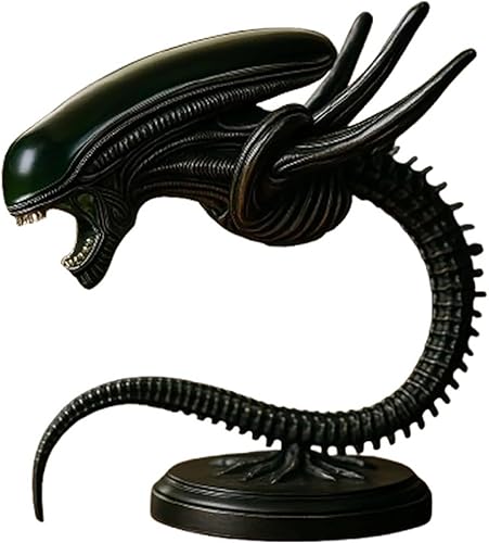 Luz nocturna de monstruo espacial, lámpara de mesa de resina de película 3D, decoración LED de ciencia ficción, regalo personalizado hecho a mano