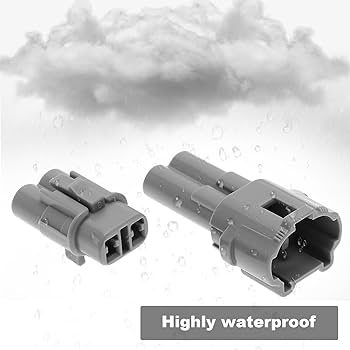 Amazon.com: eMagTech 2 Sets 2Pin Motorcycle Connector Kit