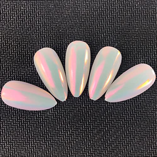 Vonrui LZ20201018-1 Box Holographic Nail Glitter Powder Rainbow Color Neon Effect Nail Art Flakes Decoration Chrome Nail Powder Dust Tip Manicure thumb #1