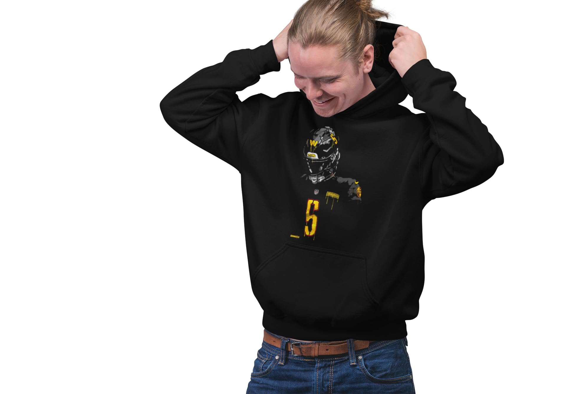 knut Fashion & Streetwear Męska bluza z kapturem American Football NFL męska bluza z kapturem strój Washington Commanders sweter Clothes rozmiary XS-5XL