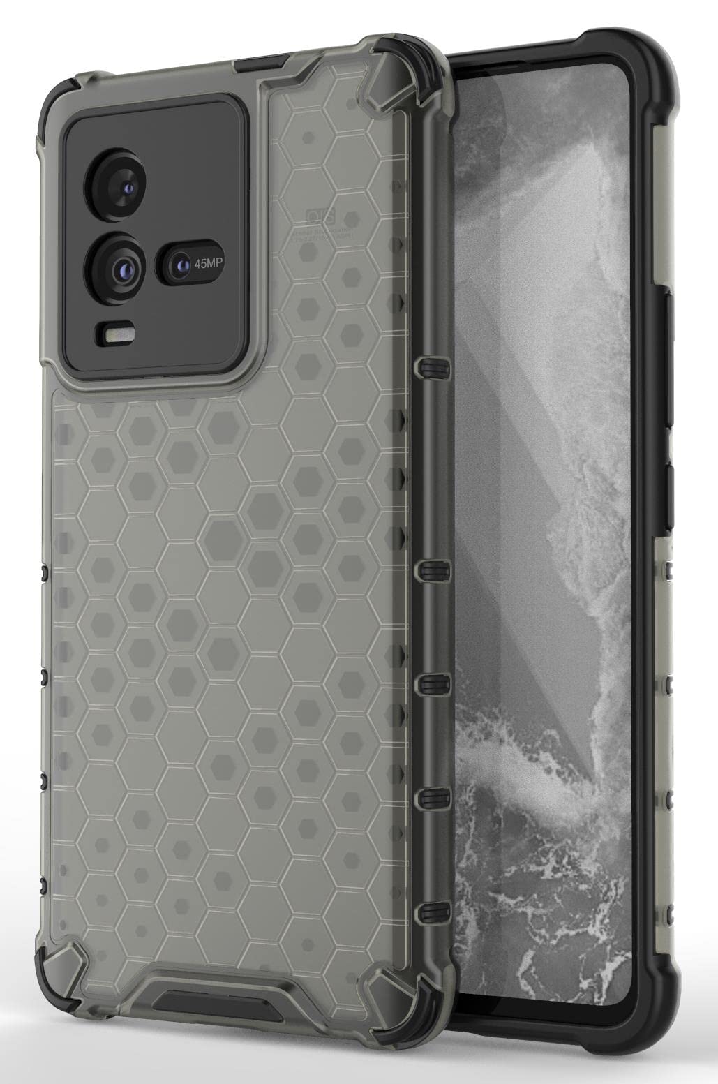 Glasgow Back Case Cover Compatible with [ IQOO 9T 5G ] (Stylish Design) - Black (B0BR24L1X9) Amazon Price History, Amazon Price Tracker