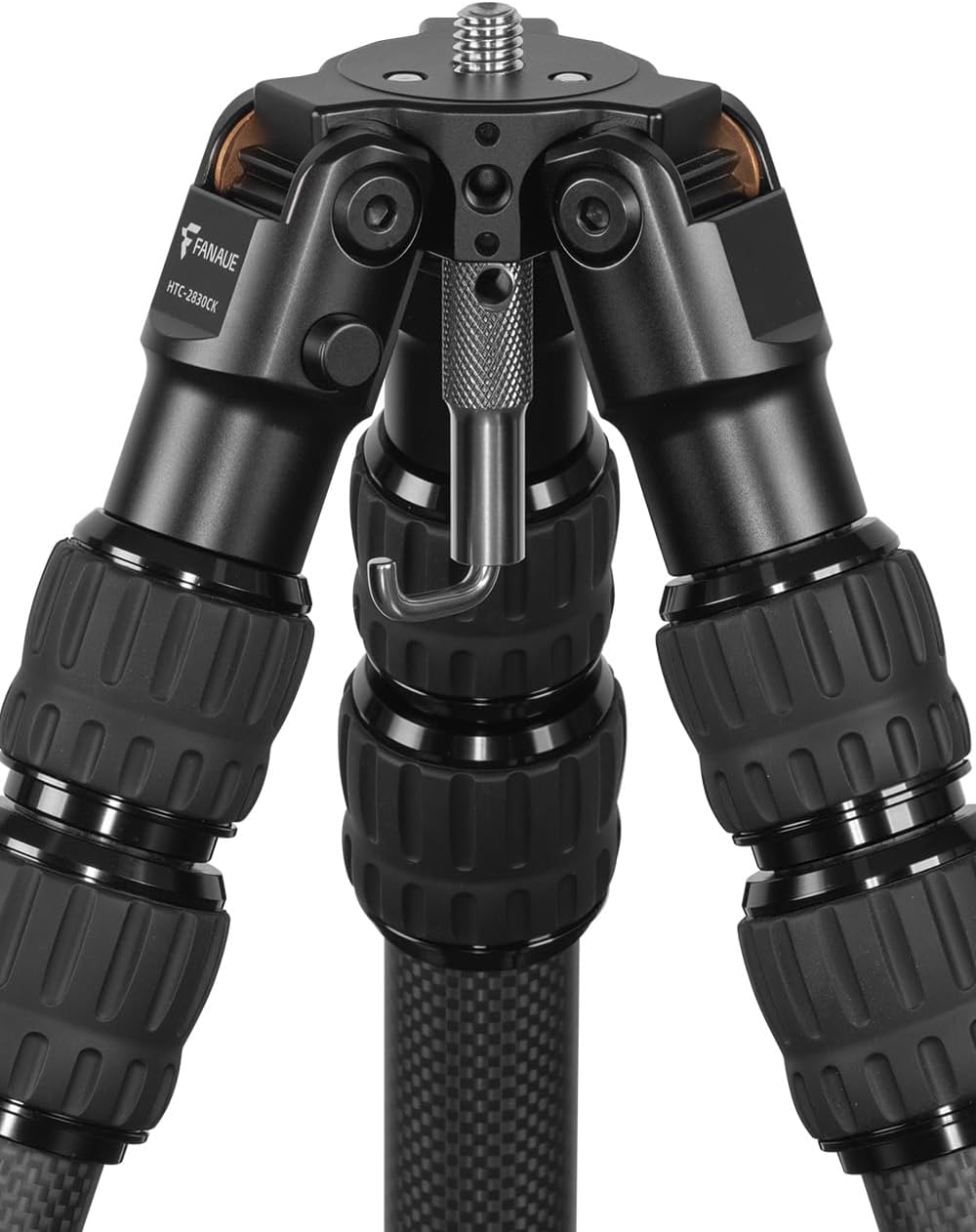 FANAUE Carbon Fiber Tripod with 3/8" Screw Professional Camera Tripod, Bowl Tripods Heavy Duty Camera Stand for for Photography, Hunting, Shooting, Glassing, and Outdoors