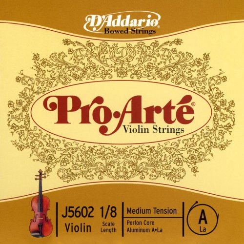 D'Addario ダダリオ バイオリン用 バラ弦 Pro Arte A線 J5602 1/8M Medium Tension