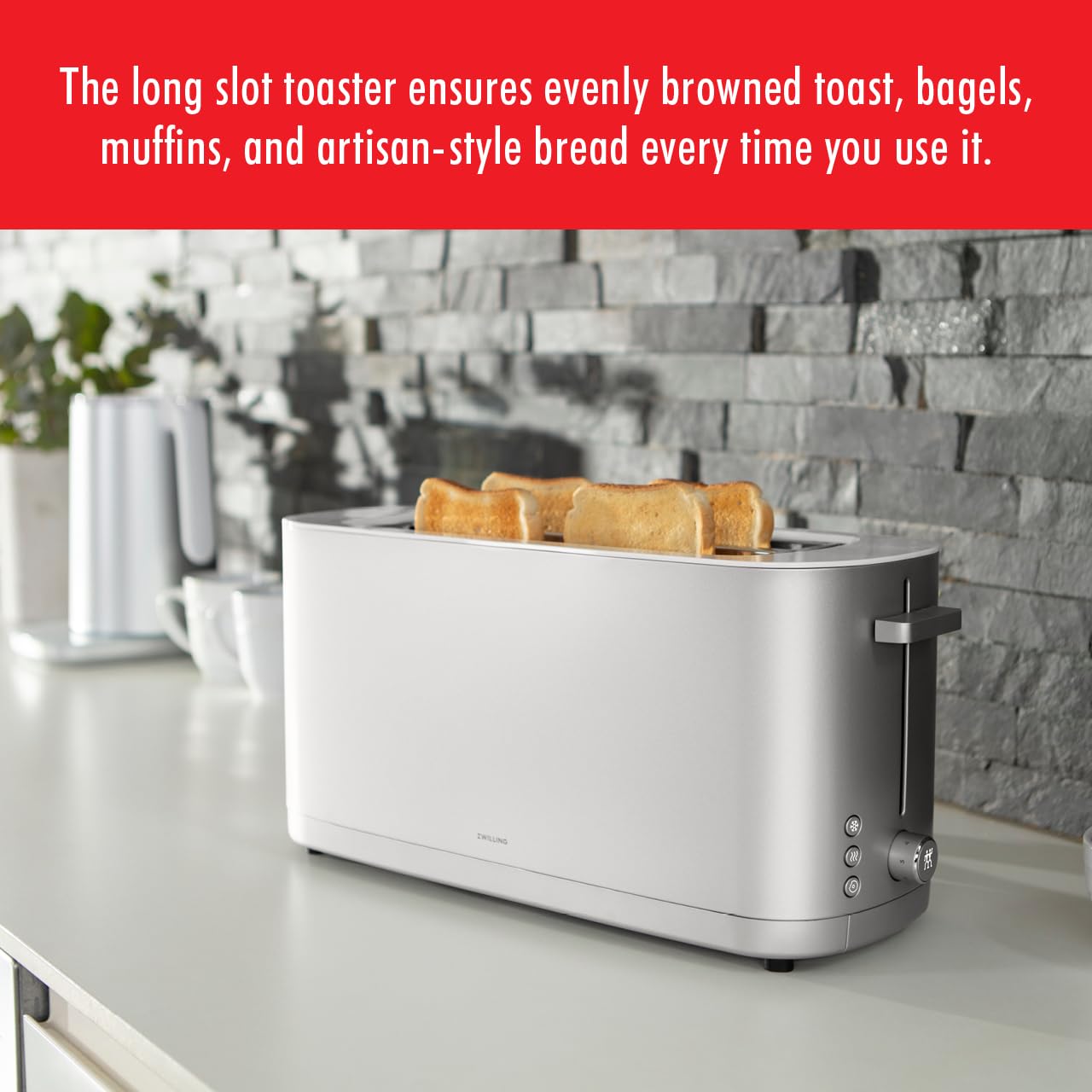 Zwilling Toaster 無煙ロースター シルバー 二重トースター 【公式