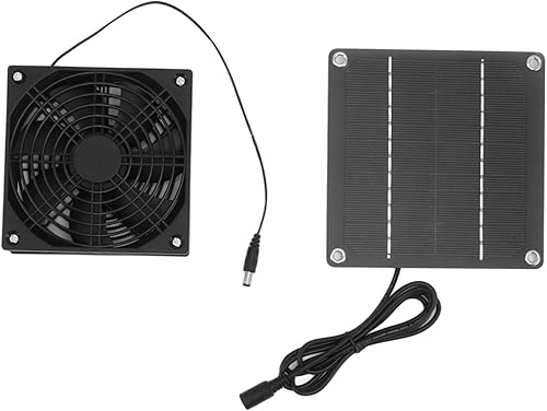 Miniatura 6 de Kit de ventilador solar Panel Solar Invernadero Jardín Monocristalino Silicio Abs Solar Extractor Solar