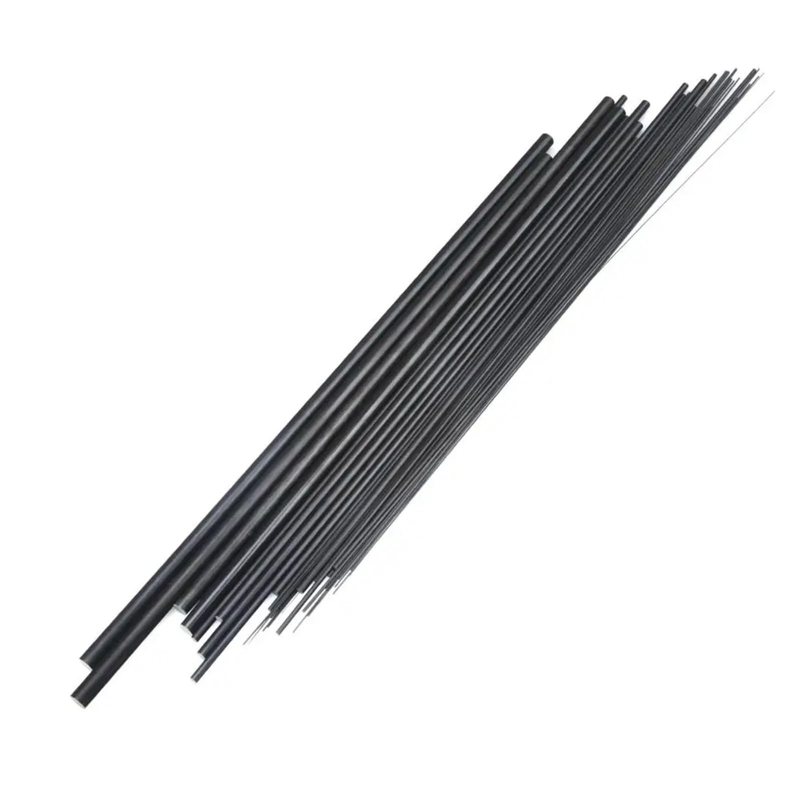 Tige en fibre de carbone Lot de 5/10 tiges en fibre carbone 1 mm, 2, 3, 4, 5, 6, longueur 500(4.5mm 10pcs)