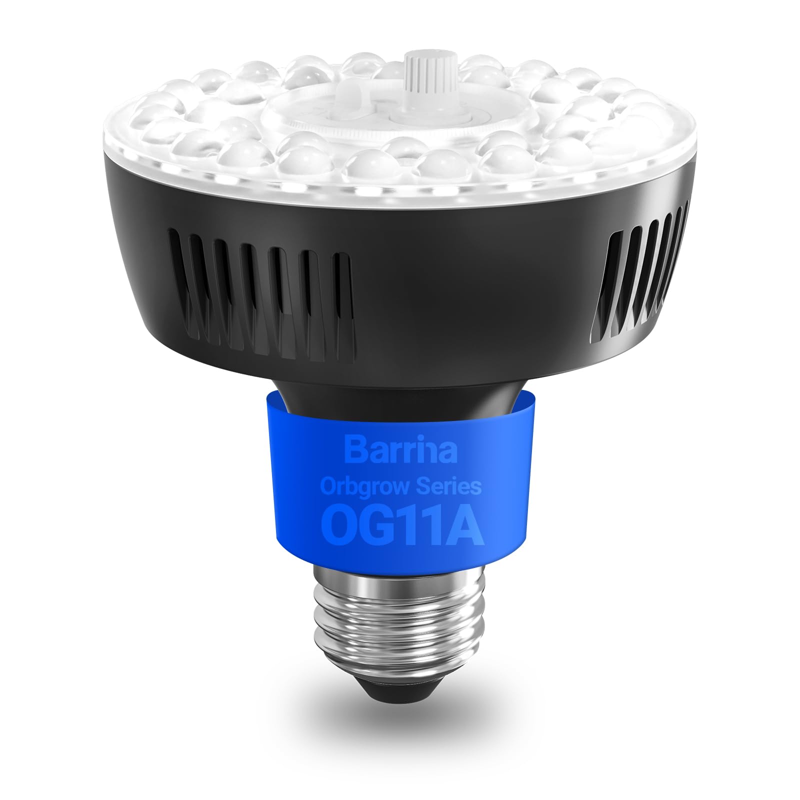 Barrina OG11A Grow Light Bulbs for Indoor Plant, 5000K 11W, 1 Pack, Black