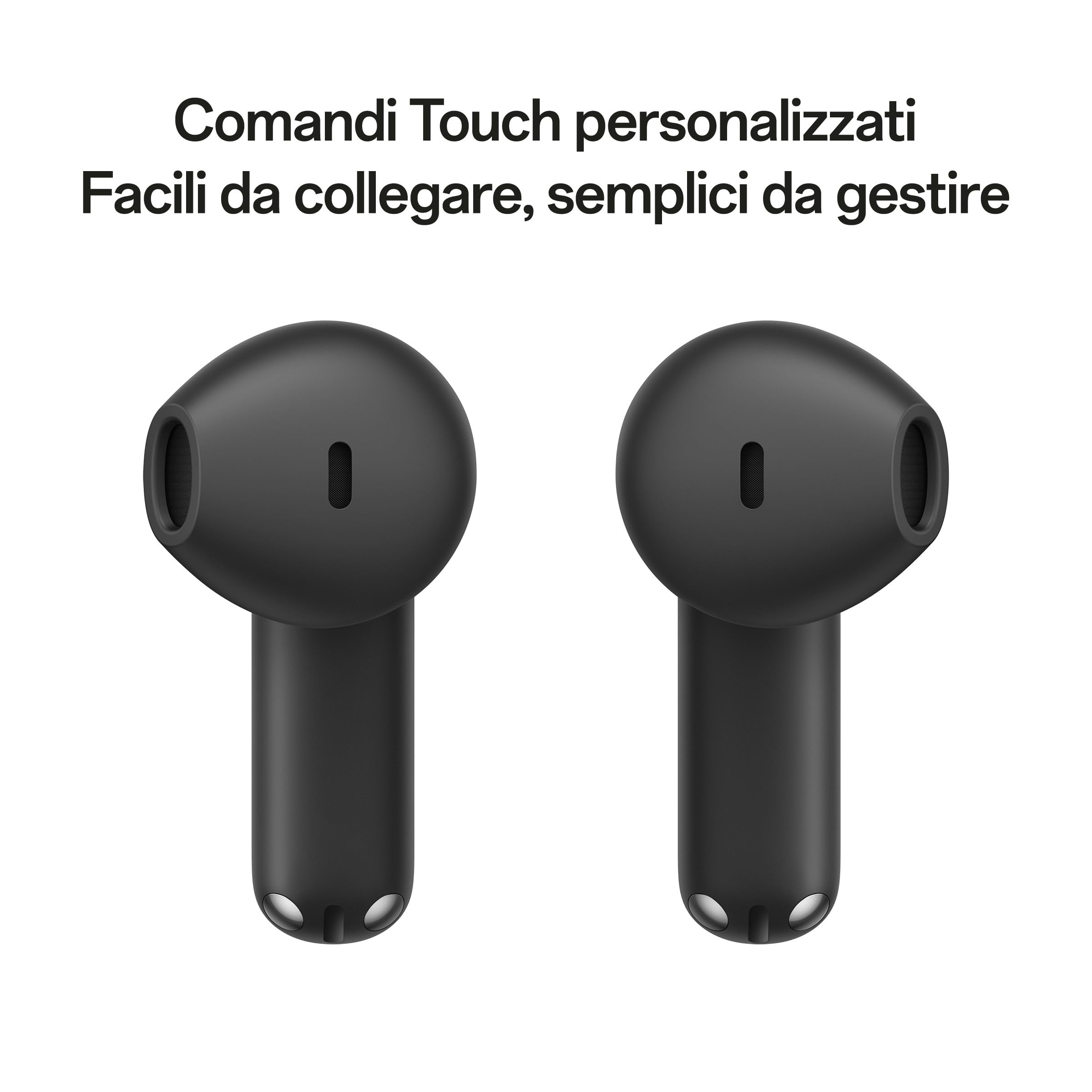 OPPO Enco Buds3 Auricolari True Wireless, 42h di Autonomia, Driver Dinamico da 12.4mm, BT 5.4, Controlli Touch, Cancellazione rumore passiva, Android e iOS, IP55, [Versione Italiana], Nero