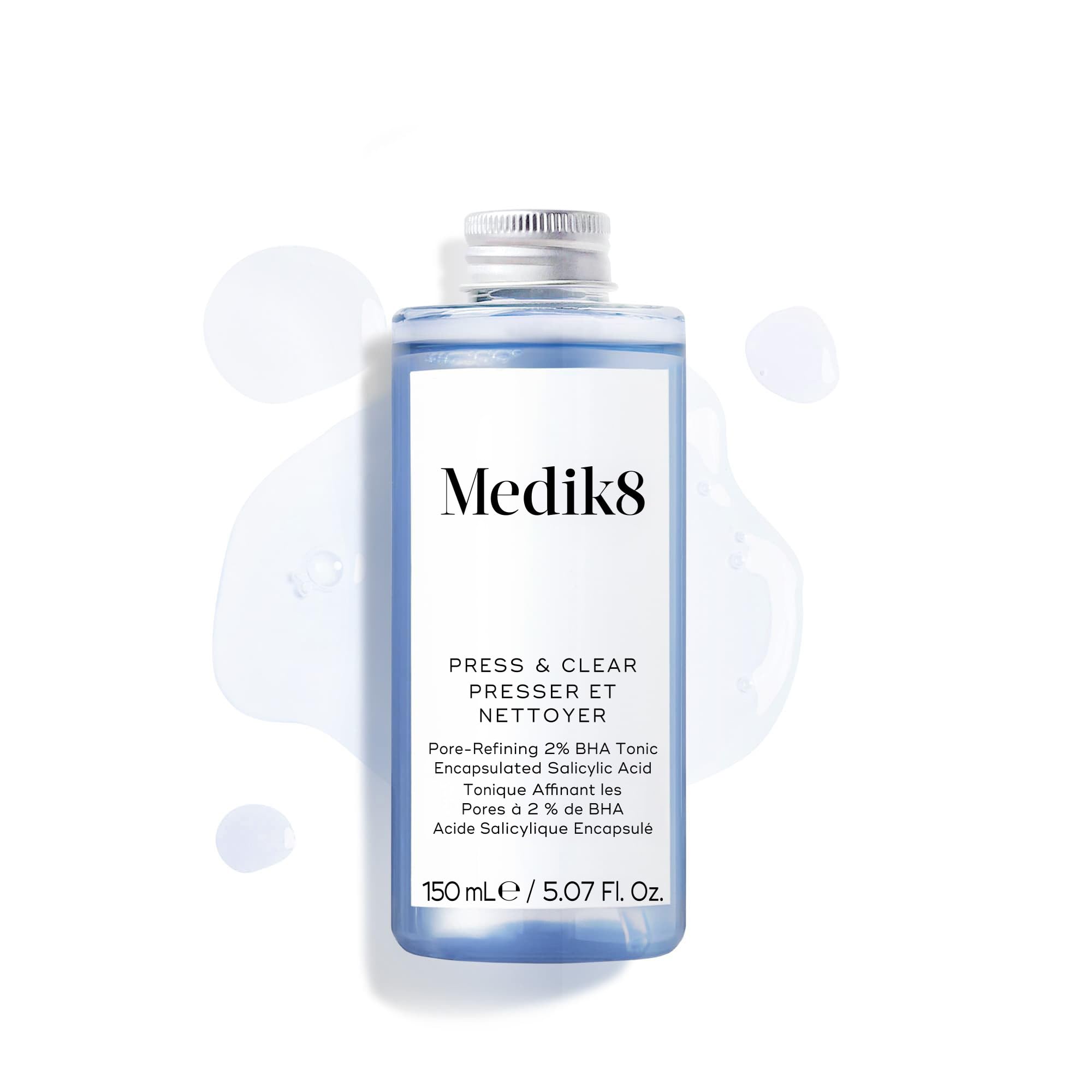 Medik8 Press & Clear, 2% BHA Klärendes Gesichtswasser - 150 ml Refill