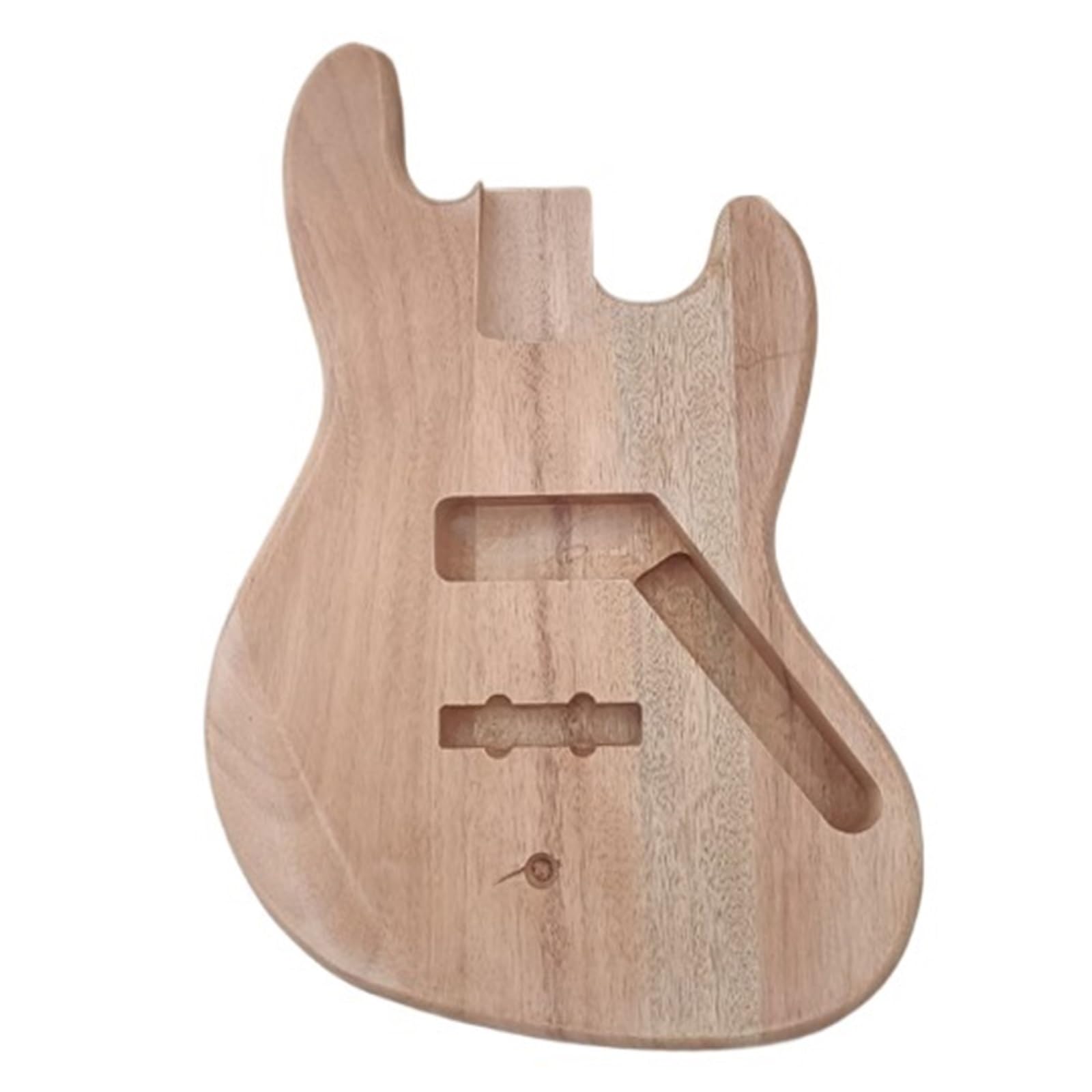 Guitar Body Kit Okoume Wood Electric Guitar Body DIY Modified Instrument Accessories For JB Bass