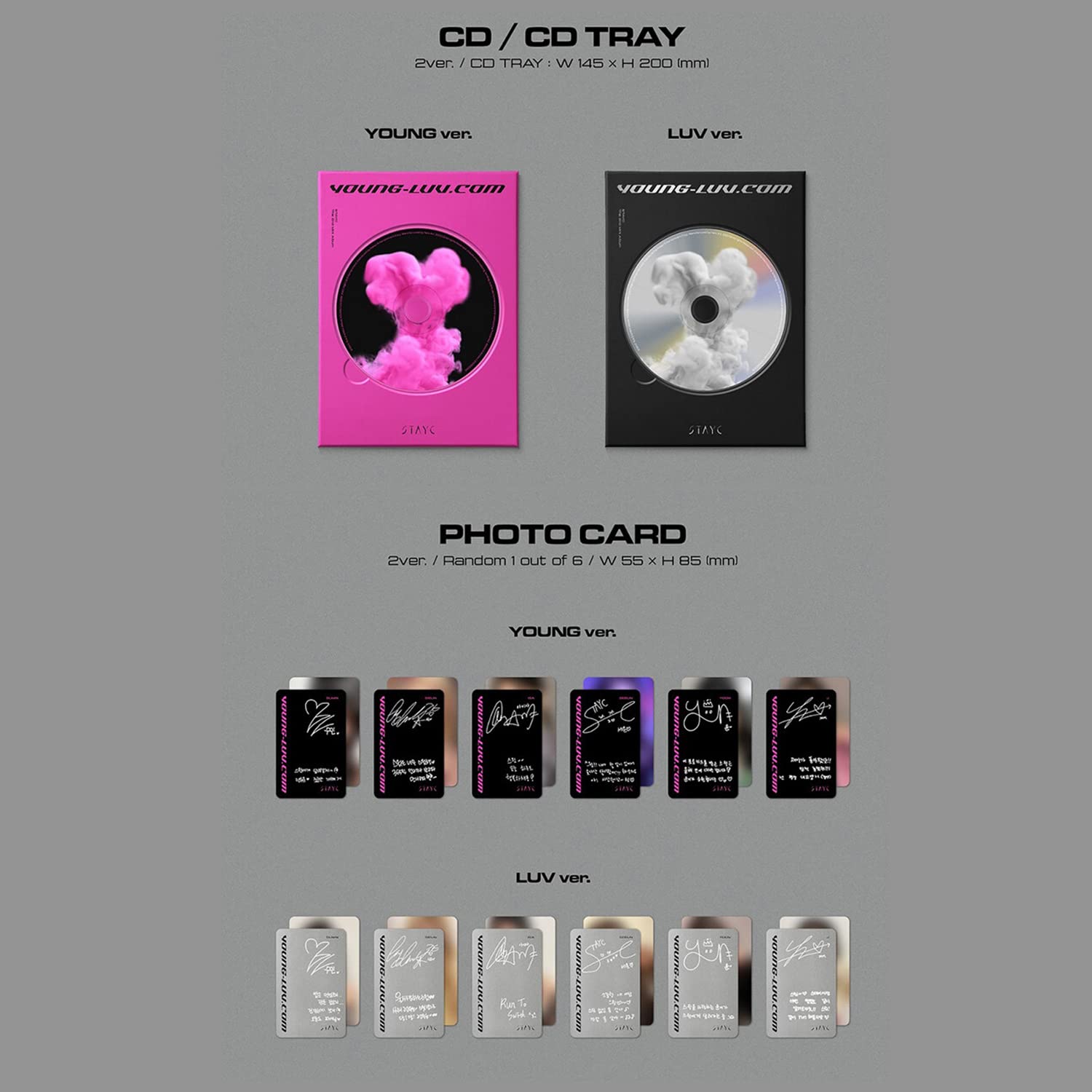 STAYC ステイシー 全員 直筆サイン「YOUNG LUV」アルバム非売品 Amazon.com: STAYC - 2st Mini Album [Young-LUV.COM] (LUV Ver