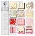 Produktbild Ursus 71610099 - Premium Glitter Scrapbook paper Block, Version 5, ca. 30,5 x 30,5 cm, 190 g/qm, 12 Blatt in 6 Motiven, beidseitig mit verschiedenen Motiven bedruckt, Vorderseite mit Glitter veredelt