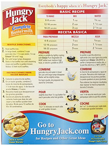 Hungry Jack Complete Buttermilk Pancake Mix 32 Oz Amazon De Lebensmittel Getranke